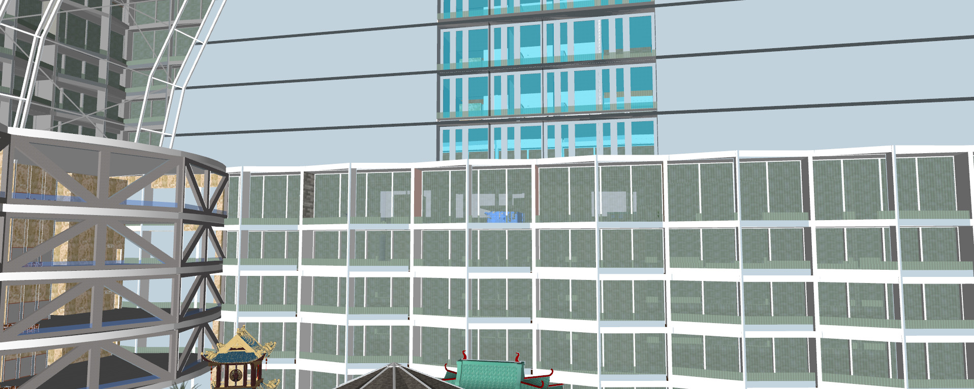 The NEW CENTURY GLOBAL CENTER 2020 3D model_32