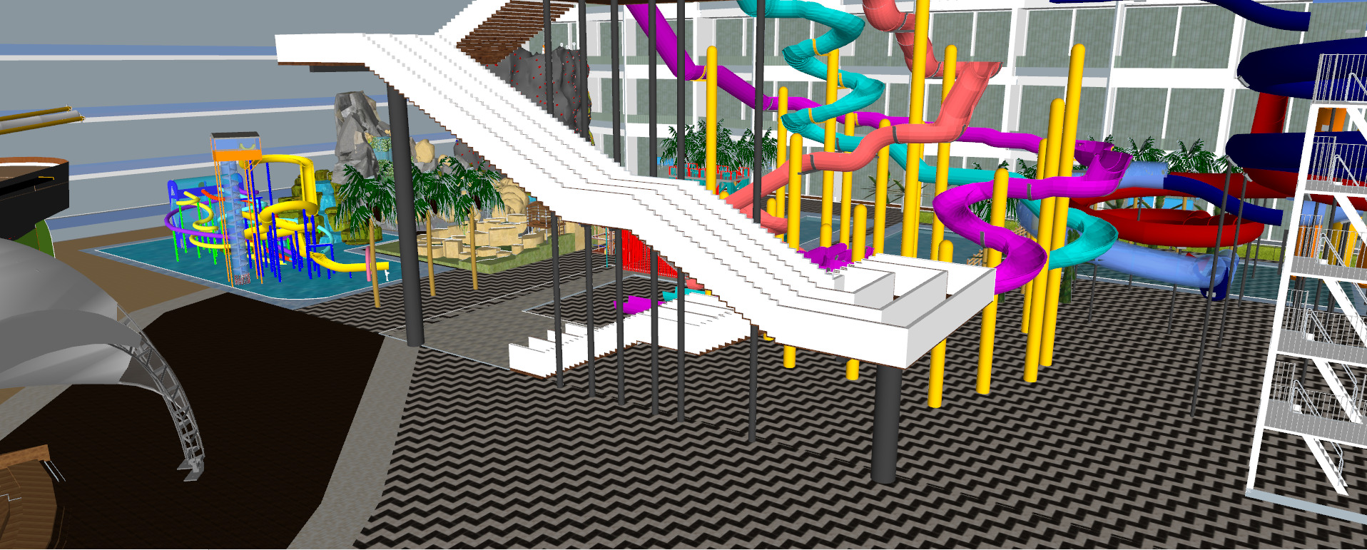 The NEW CENTURY GLOBAL CENTER 2020 3D model_27