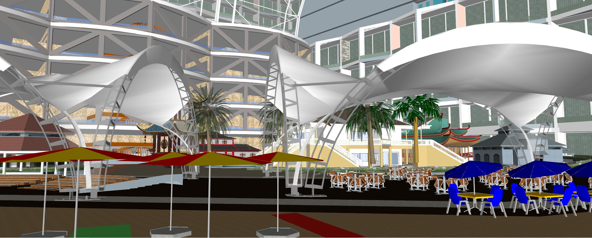 The NEW CENTURY GLOBAL CENTER 2020 3D model_21