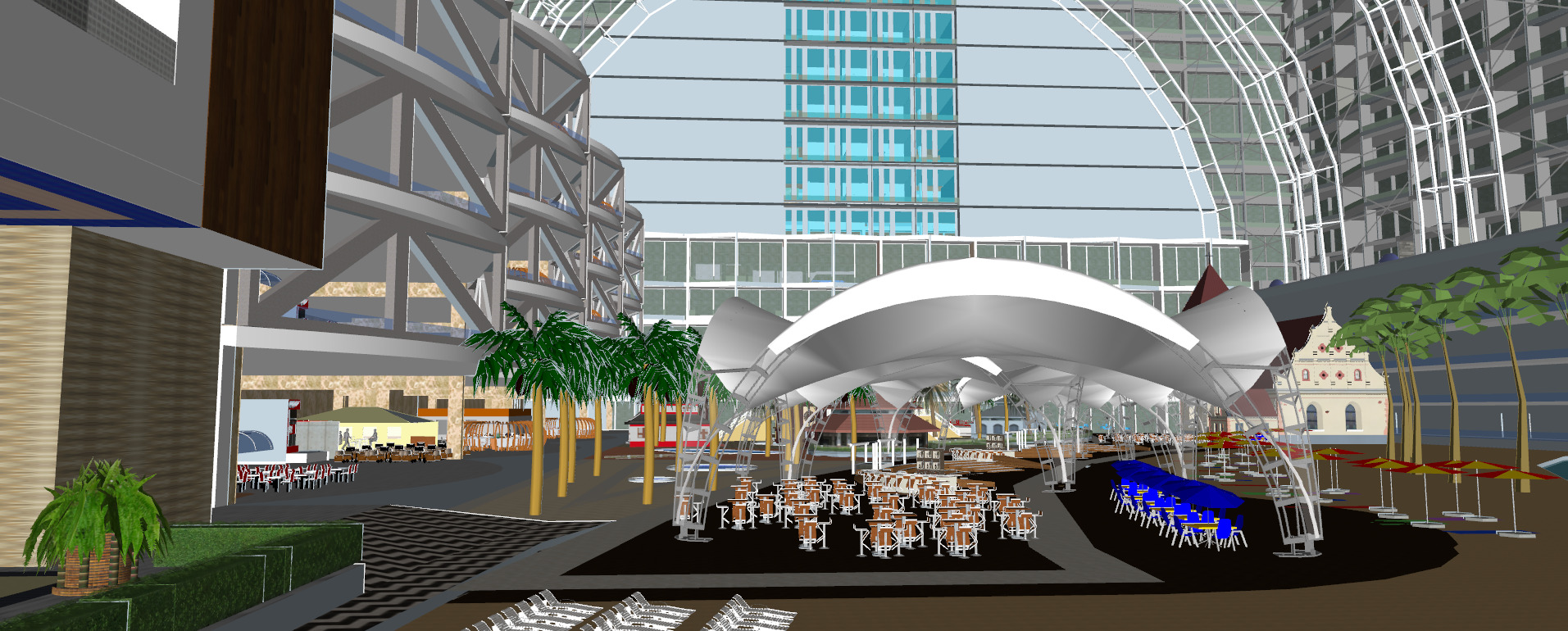 The NEW CENTURY GLOBAL CENTER 2020 3D model_17