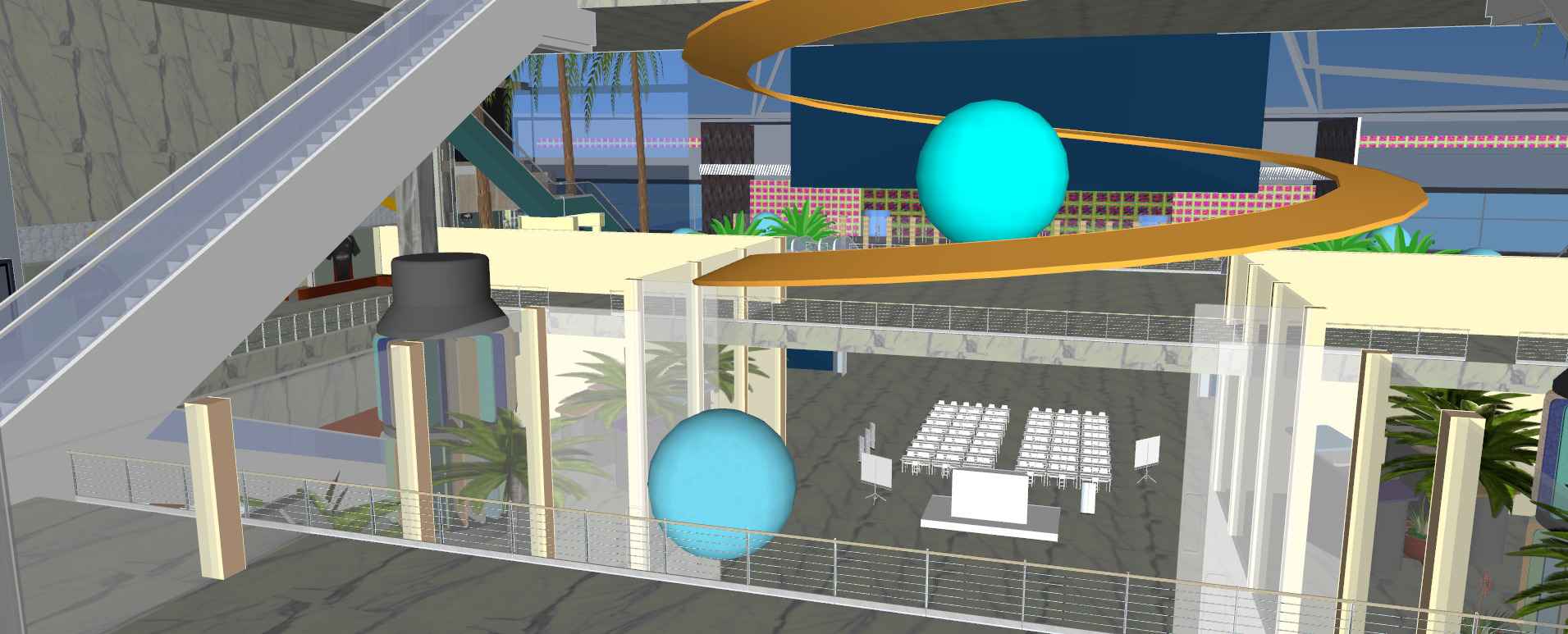 The NEW CENTURY GLOBAL CENTER 2020 3D model_10