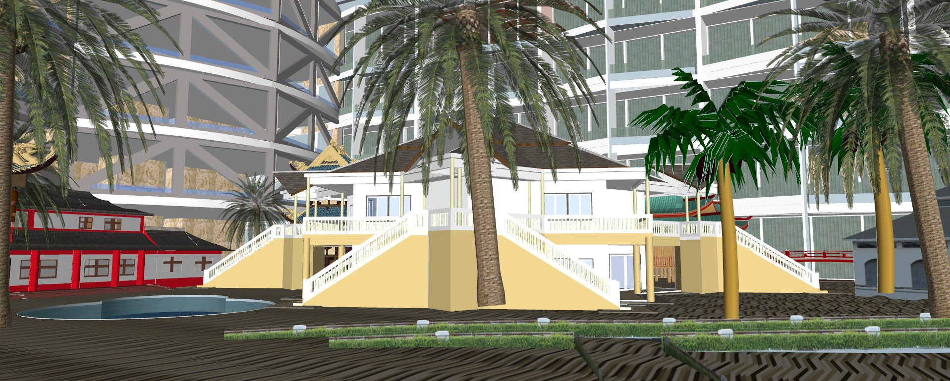 The NEW CENTURY GLOBAL CENTER 2020 3D model_22