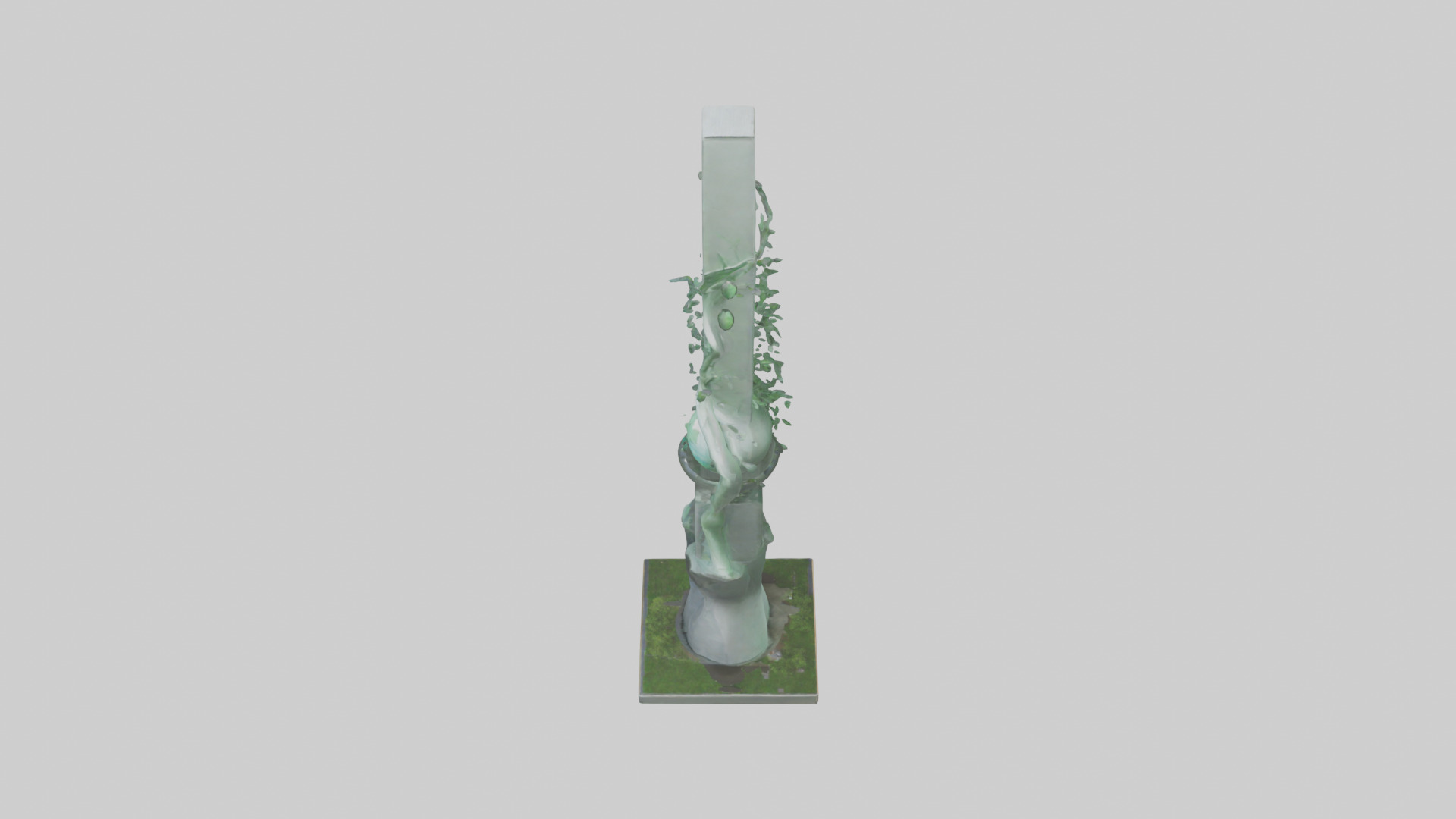 Ecological Action Monument Statue model 3D model_17