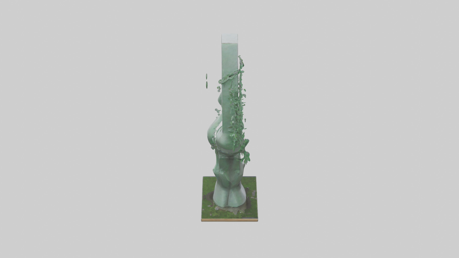 Ecological Action Monument Statue model 3D model_15