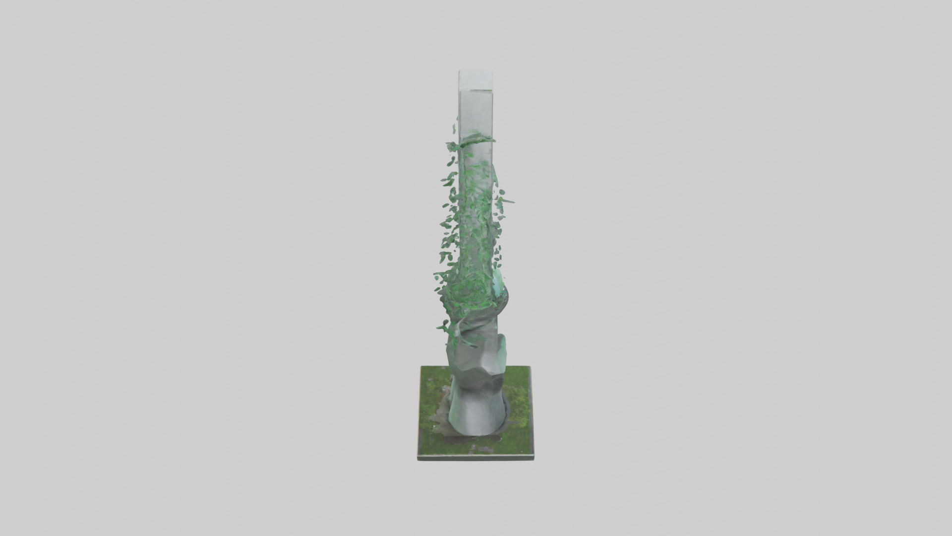 Ecological Action Monument Statue model 3D model_18