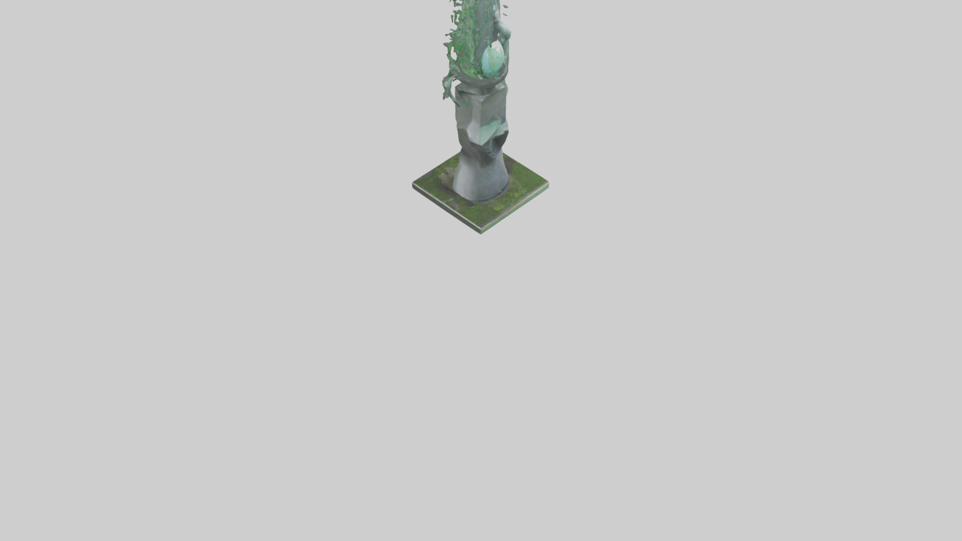 Ecological Action Monument Statue model 3D model_6