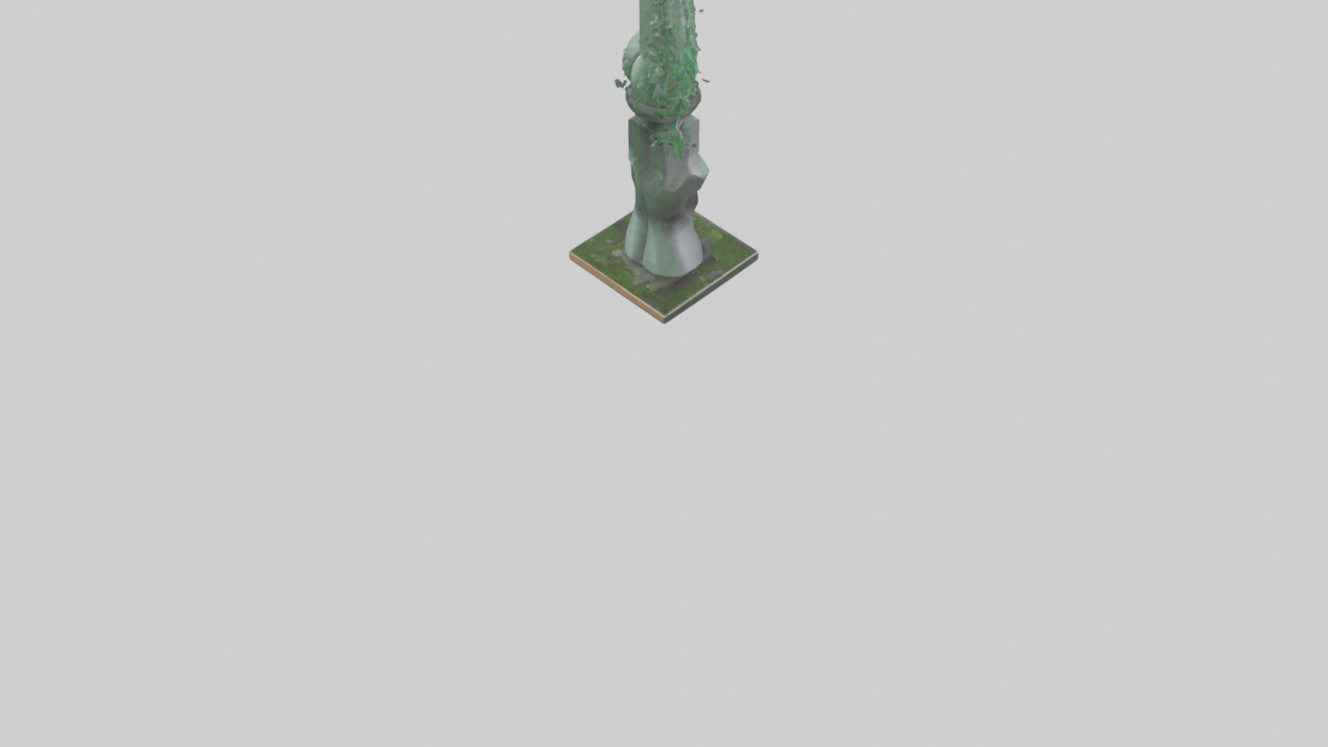 Ecological Action Monument Statue model 3D model_4