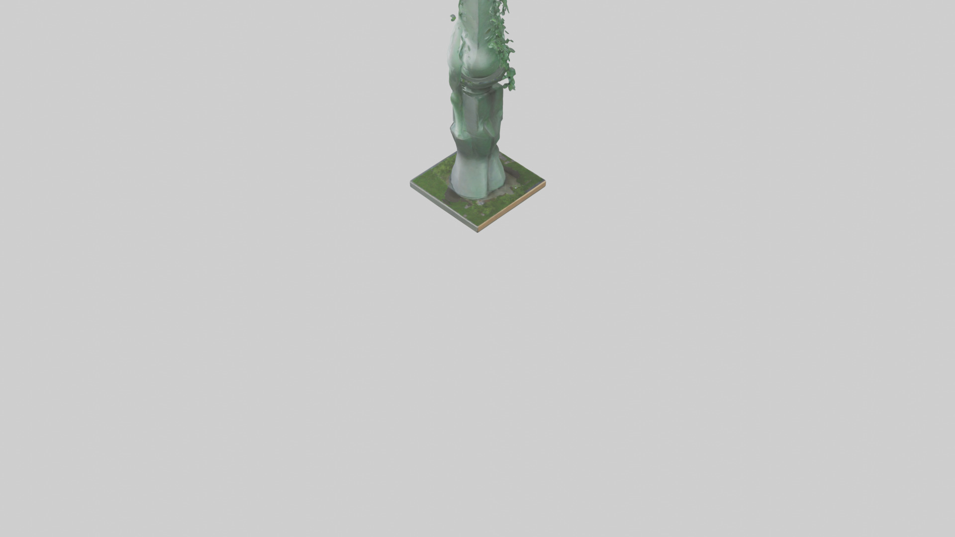Ecological Action Monument Statue model 3D model_3