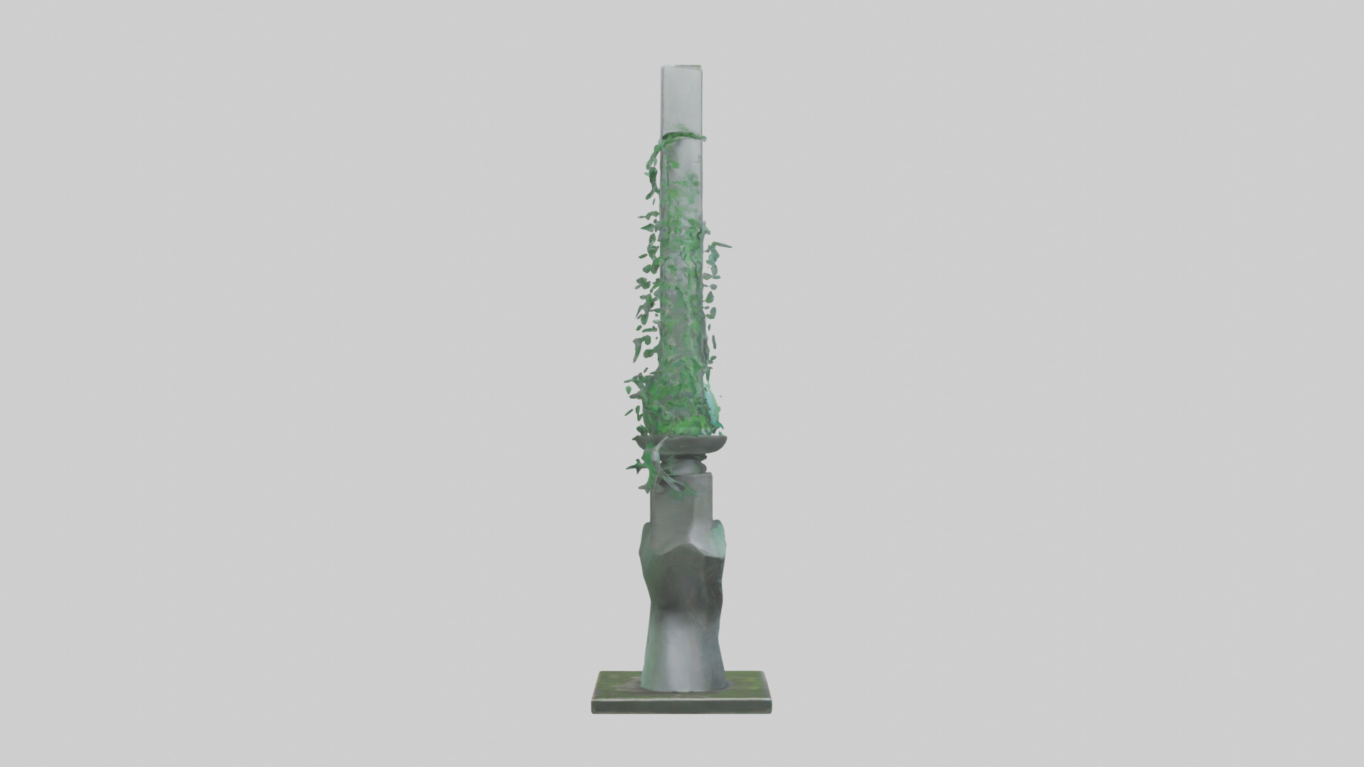 Ecological Action Monument Statue model 3D model_13