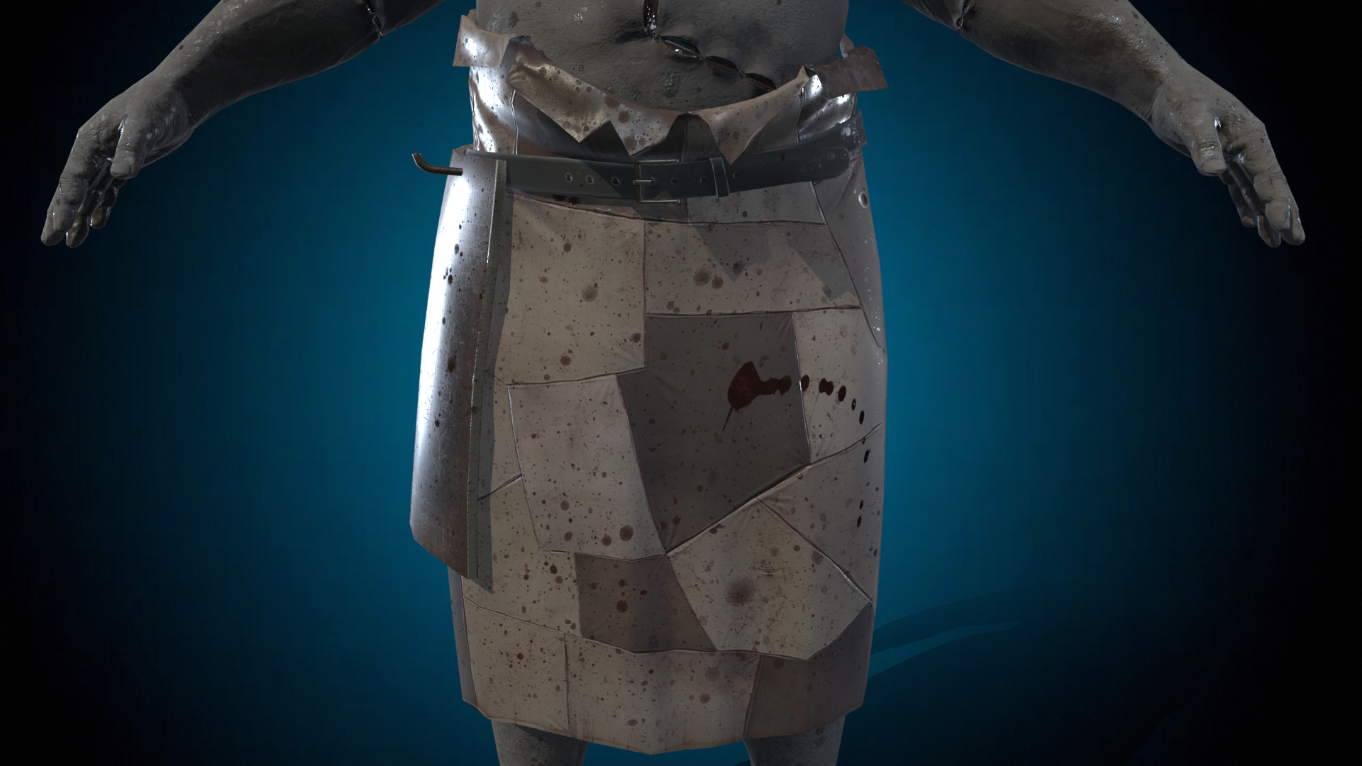 Brutal Butcher Low-poly 3D model_14