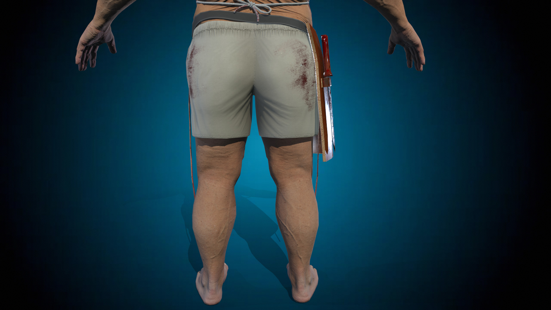 Brutal Butcher Low-poly 3D model_21