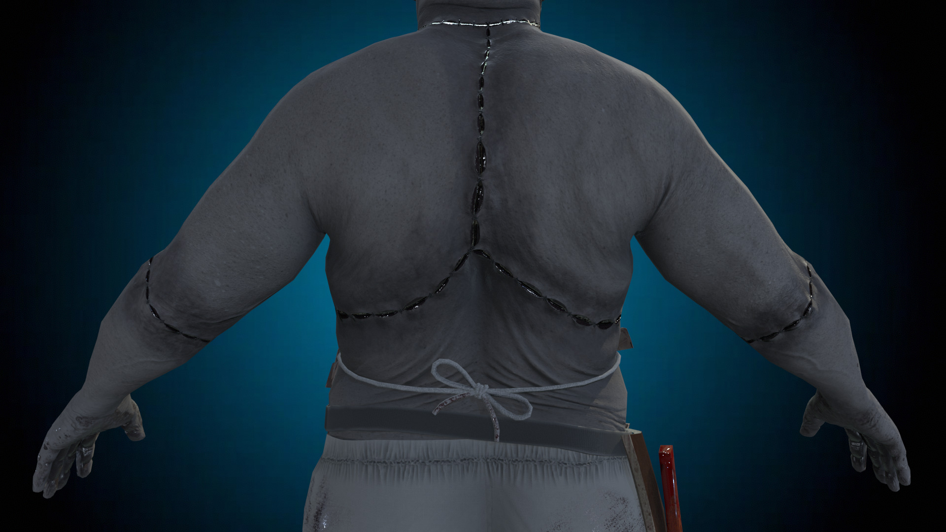 Brutal Butcher Low-poly 3D model_15