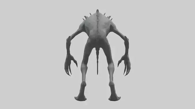 Eerie creature model