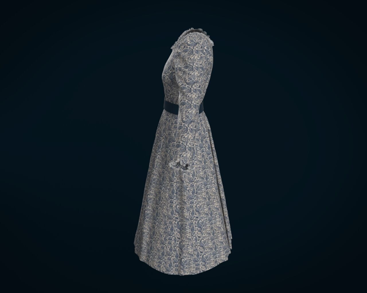 Gores Dress 3D Model  3D model_12