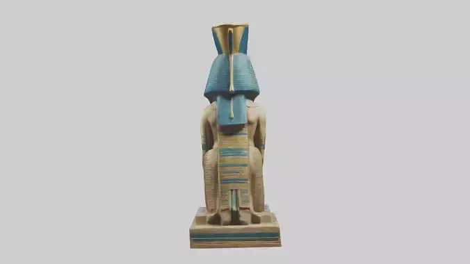 Egyptian Pharaoh statue model