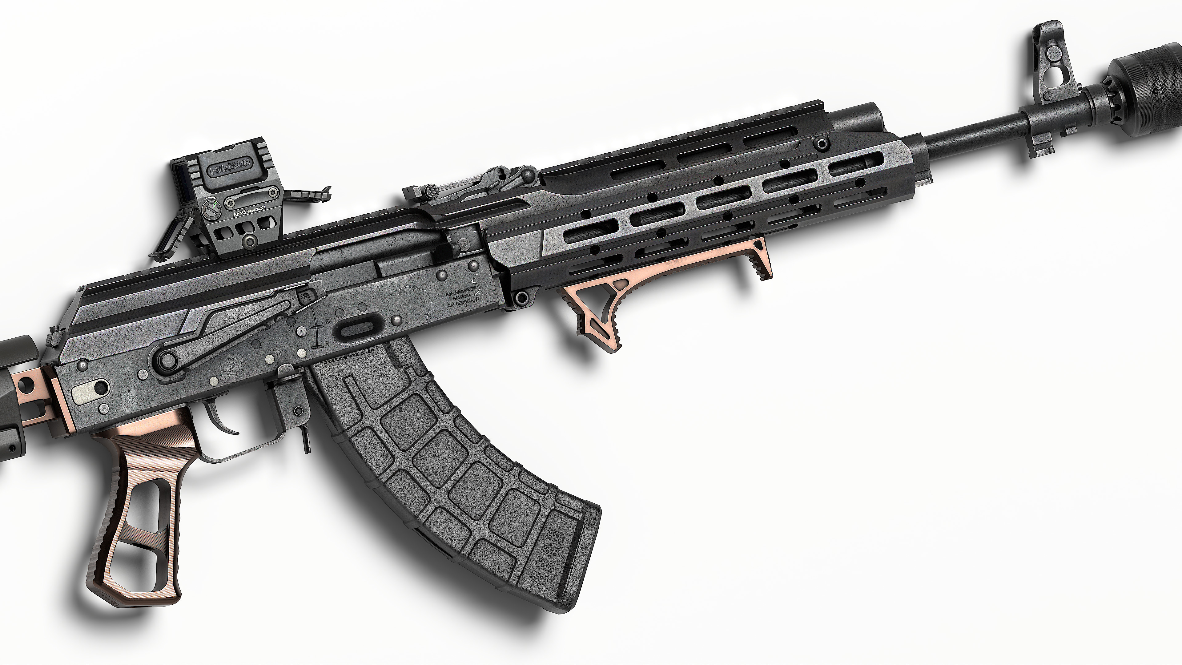 AK 103-104 Low-poly 3D model_7