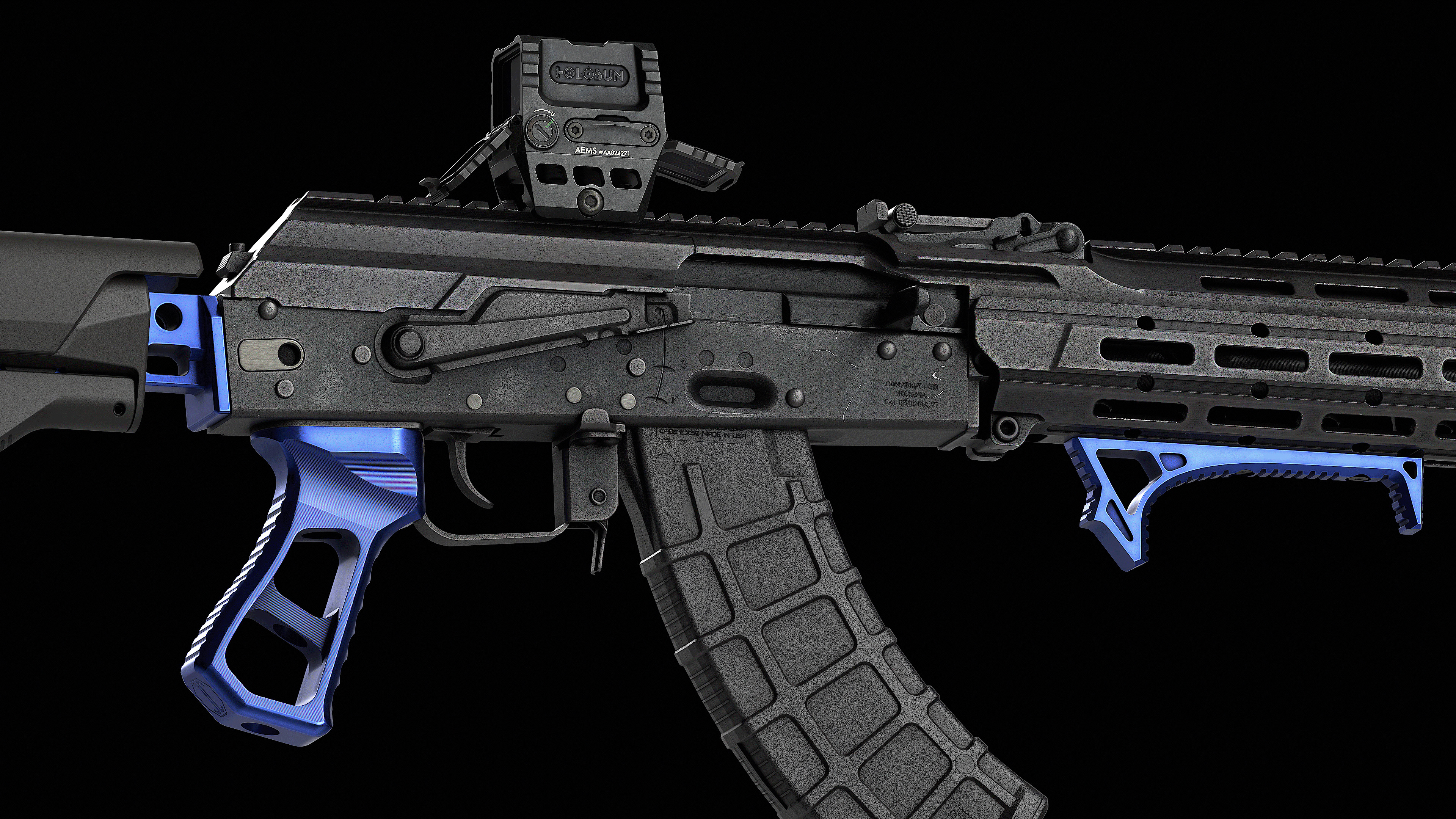 AK 103-104 Low-poly 3D model_43