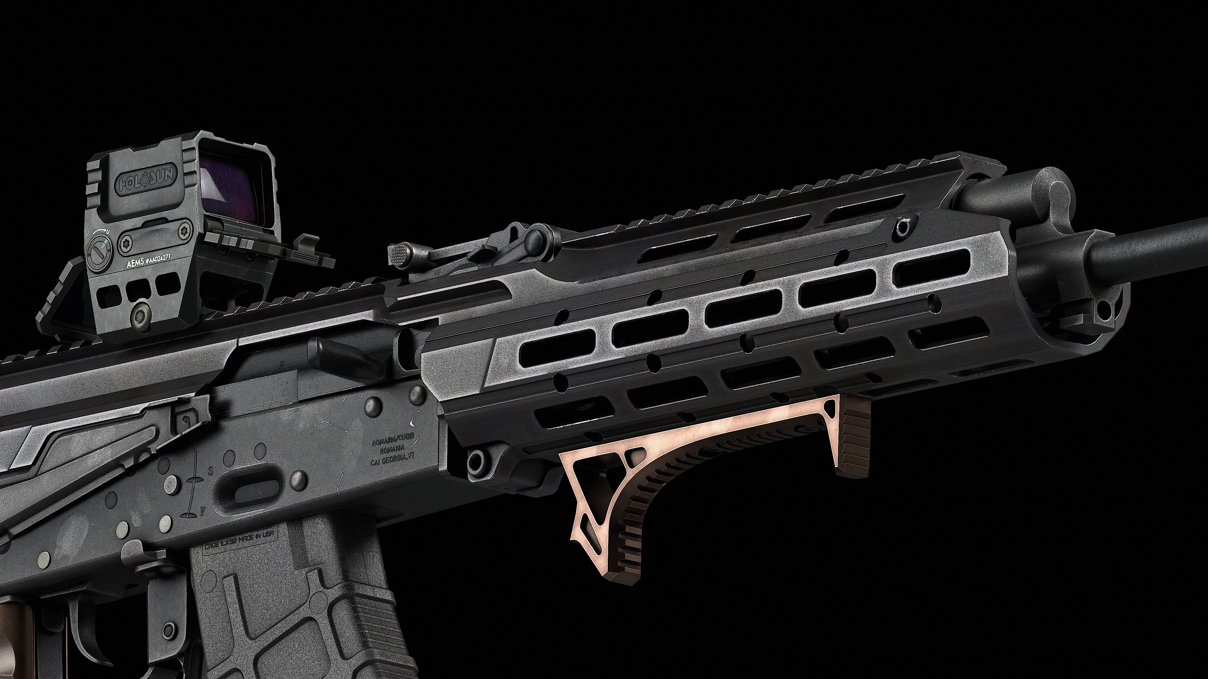 AK 103-104 Low-poly 3D model_33