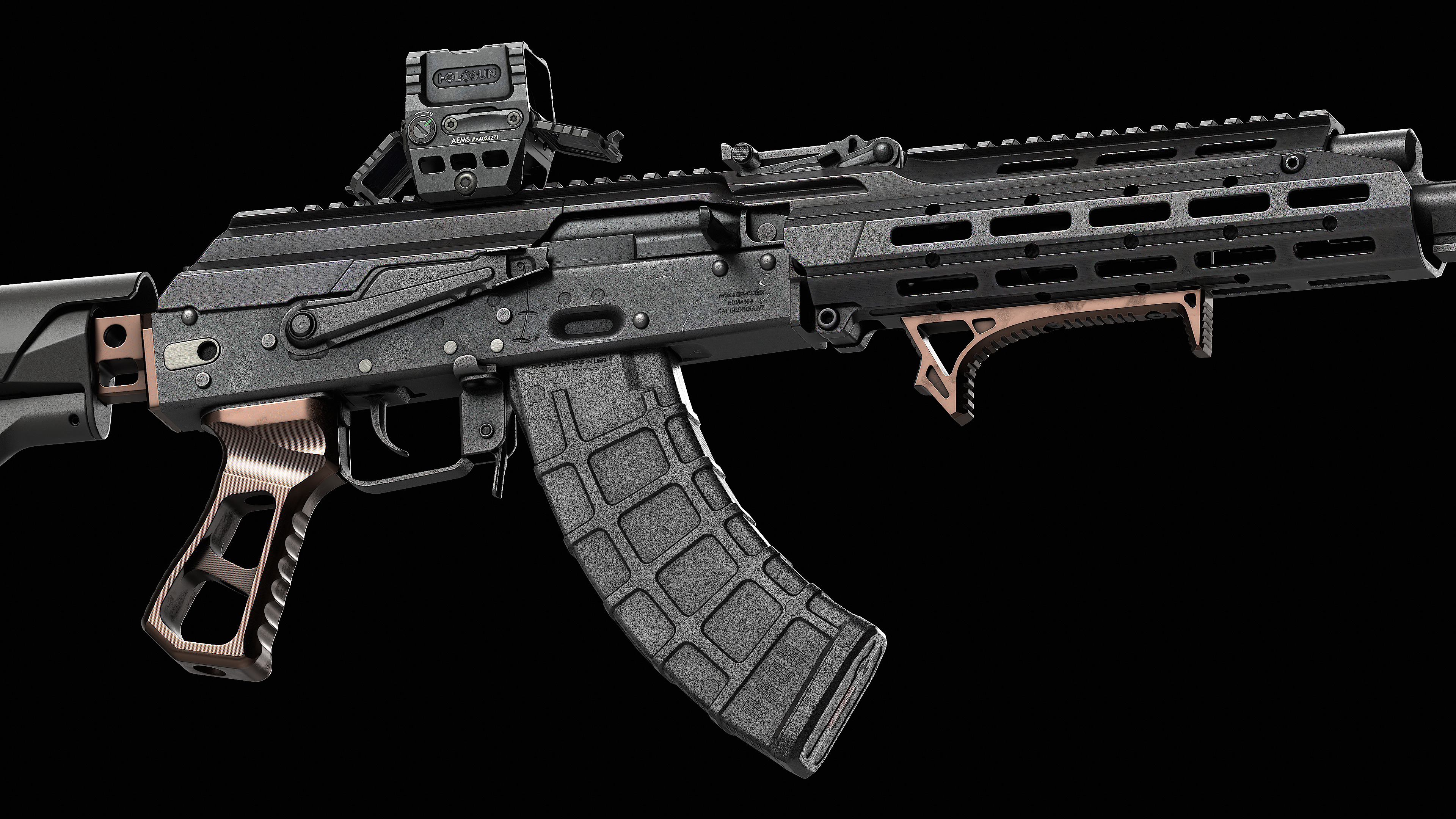 AK 103-104 Low-poly 3D model_58