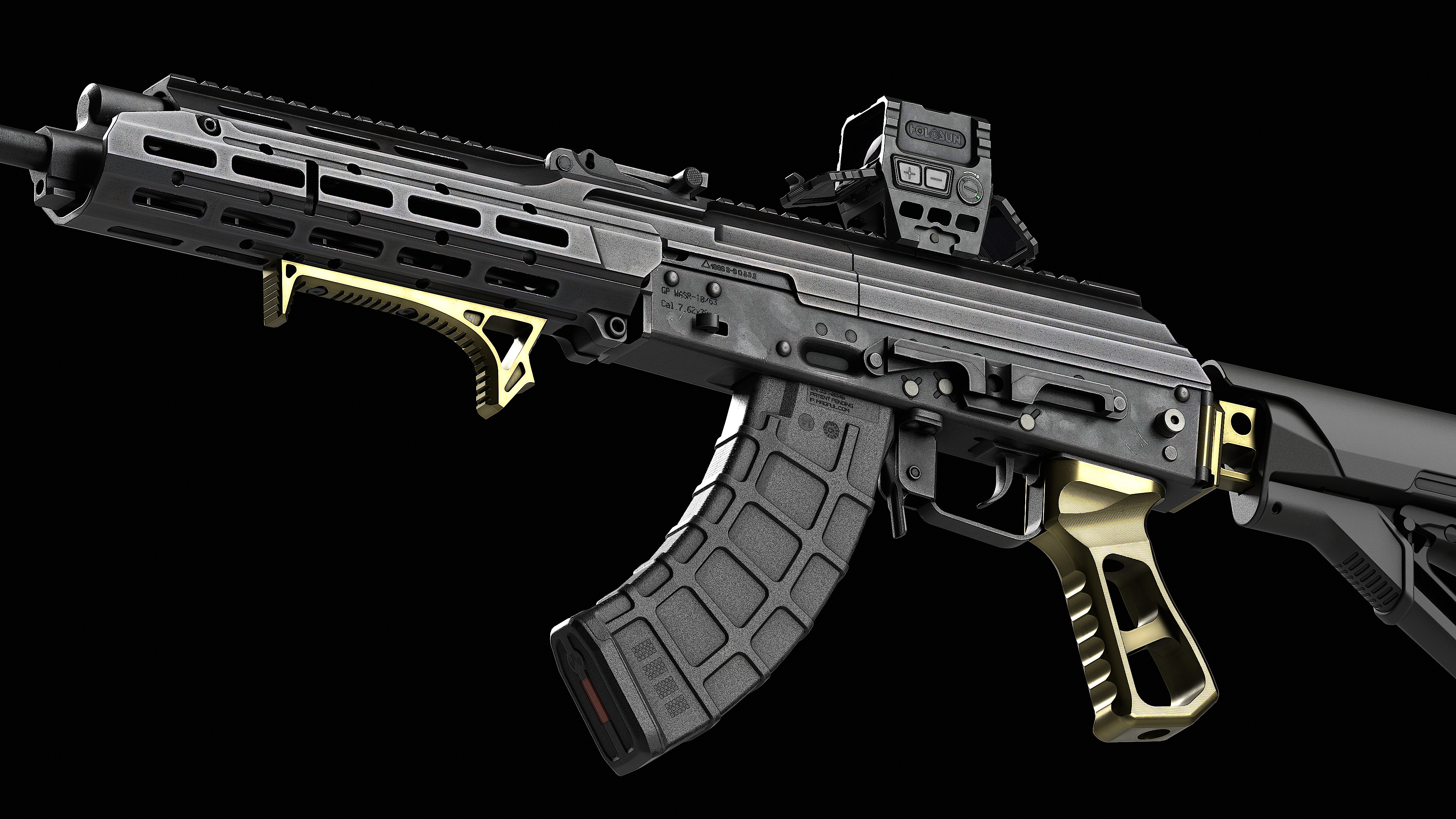 AK 103-104 Low-poly 3D model_70
