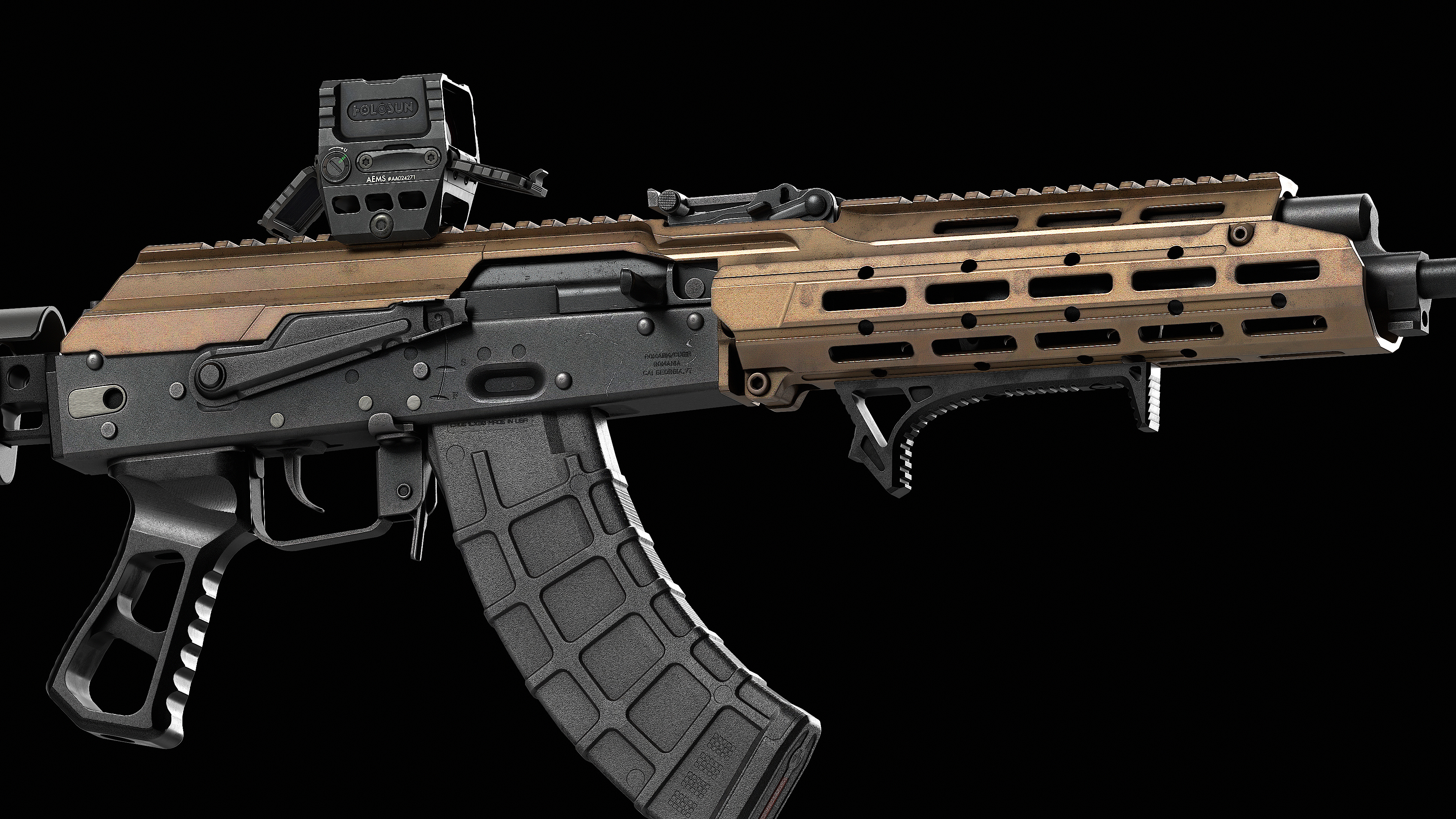 AK 103-104 Low-poly 3D model_76