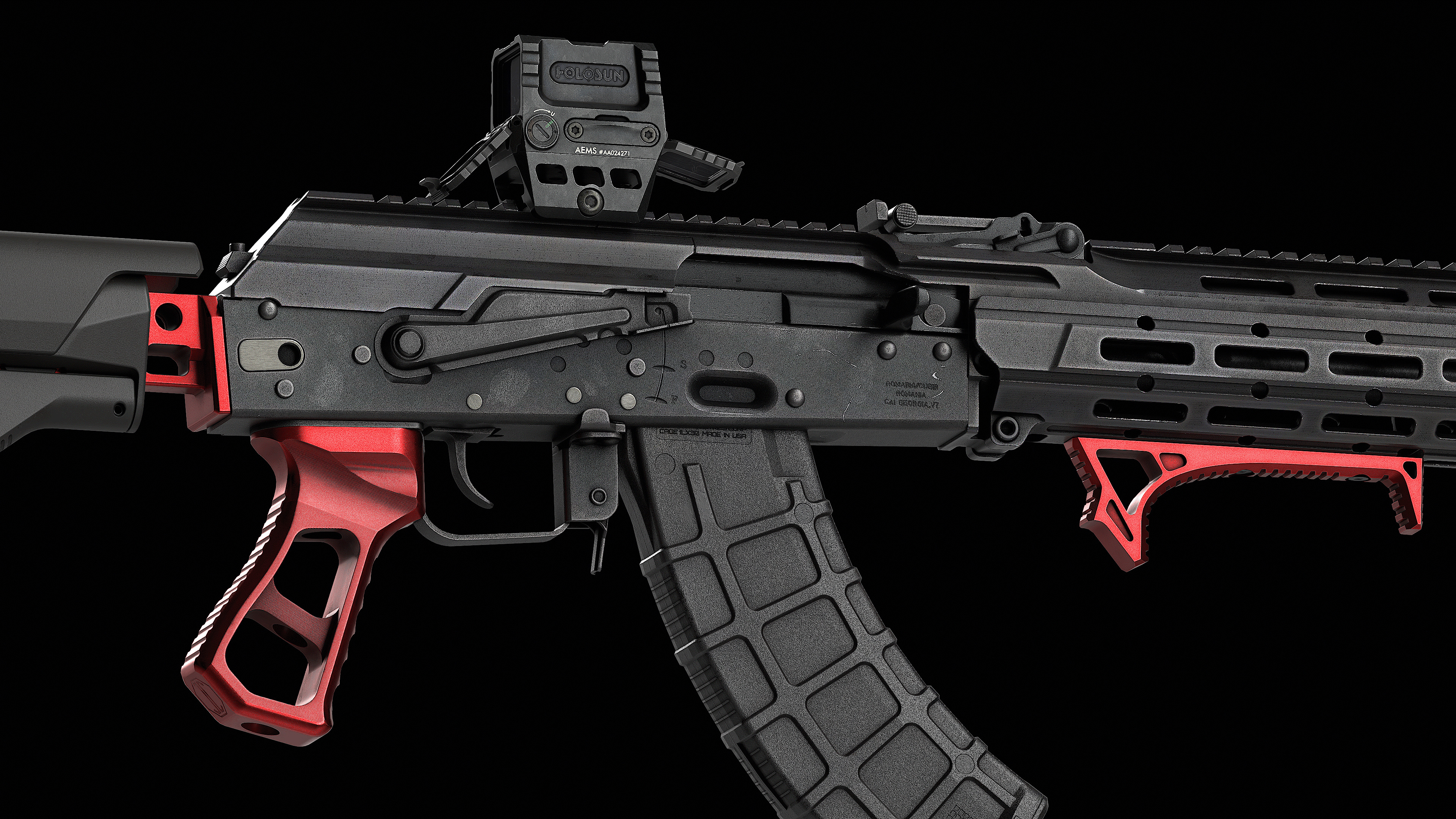 AK 103-104 Low-poly 3D model_39