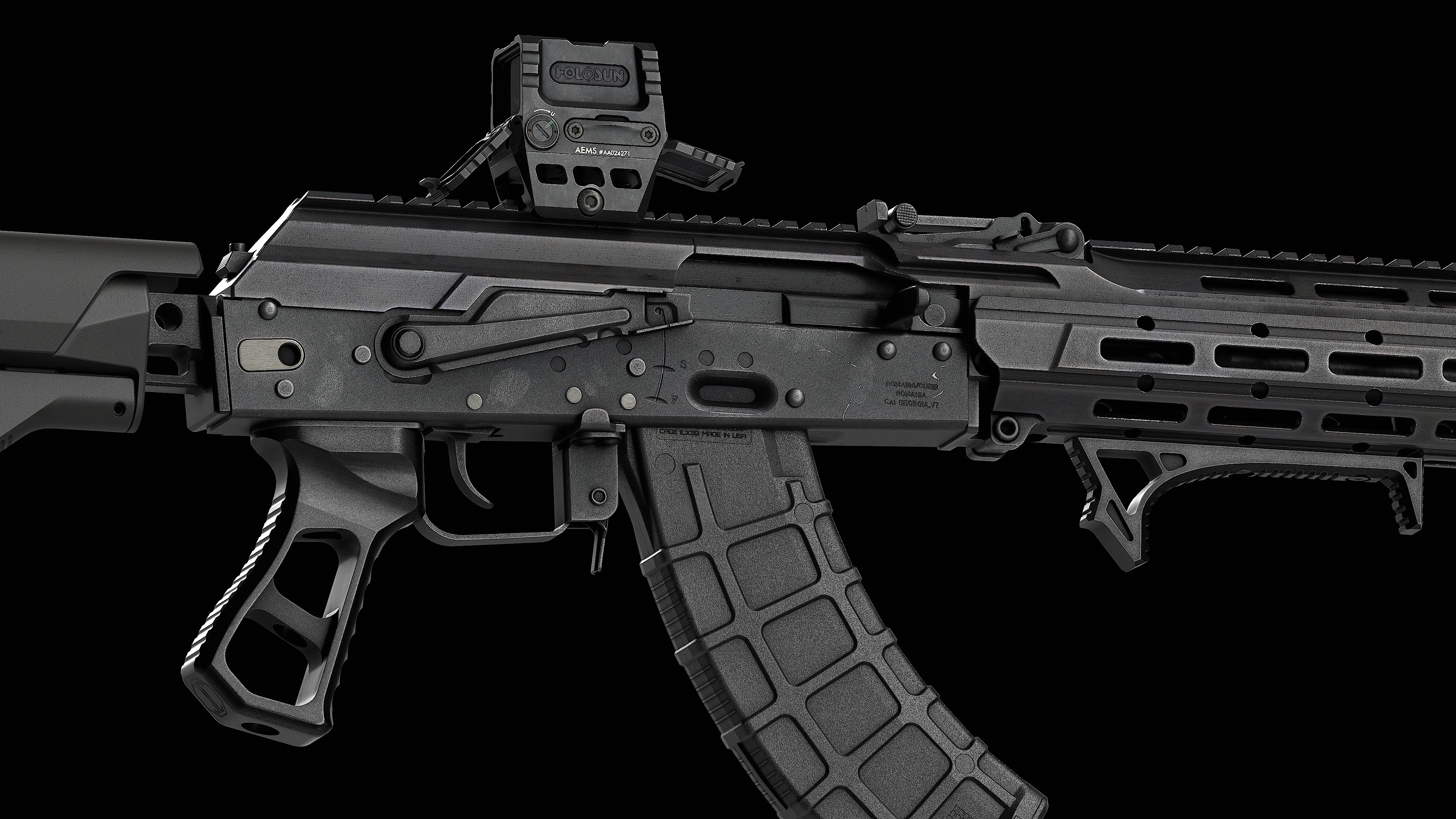 AK 103-104 Low-poly 3D model_40