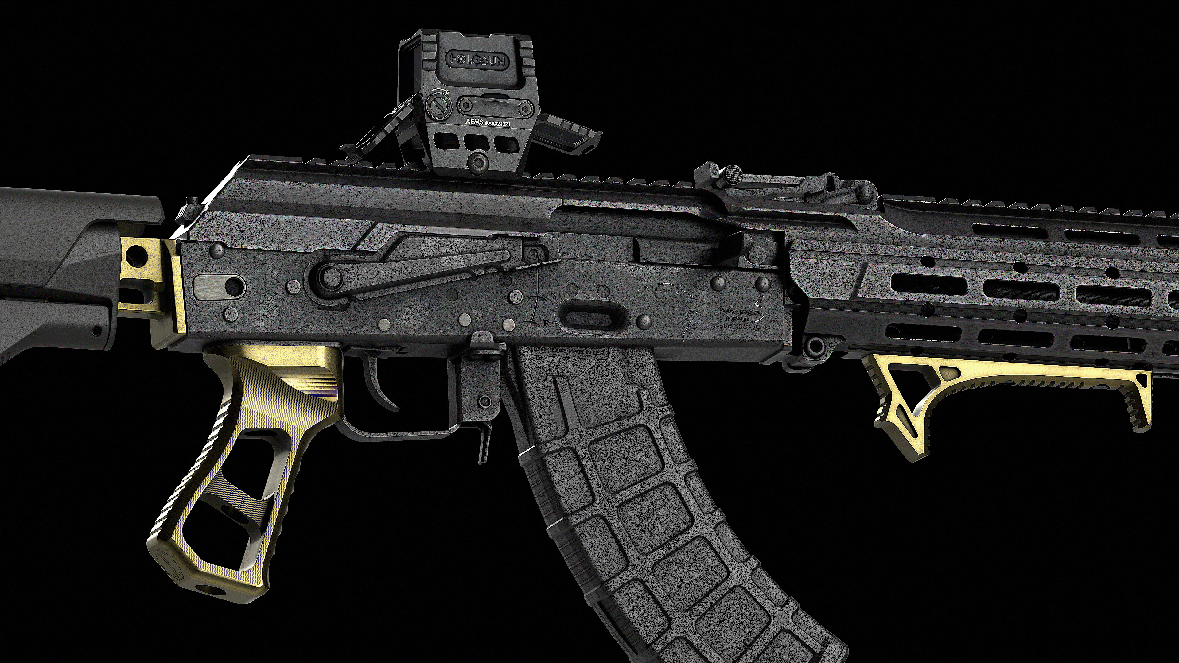 AK 103-104 Low-poly 3D model_42