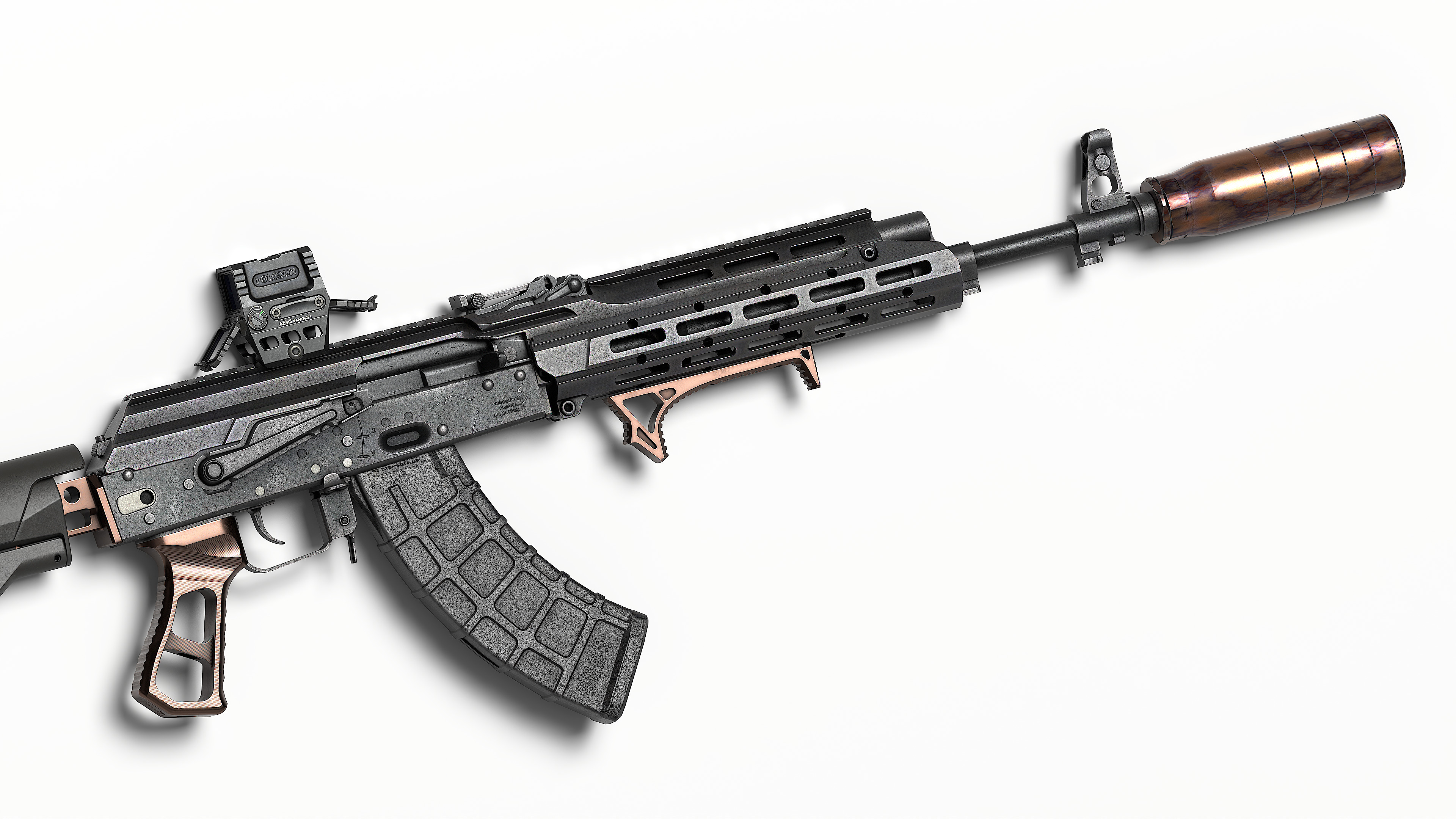 AK 103-104 Low-poly 3D model_6