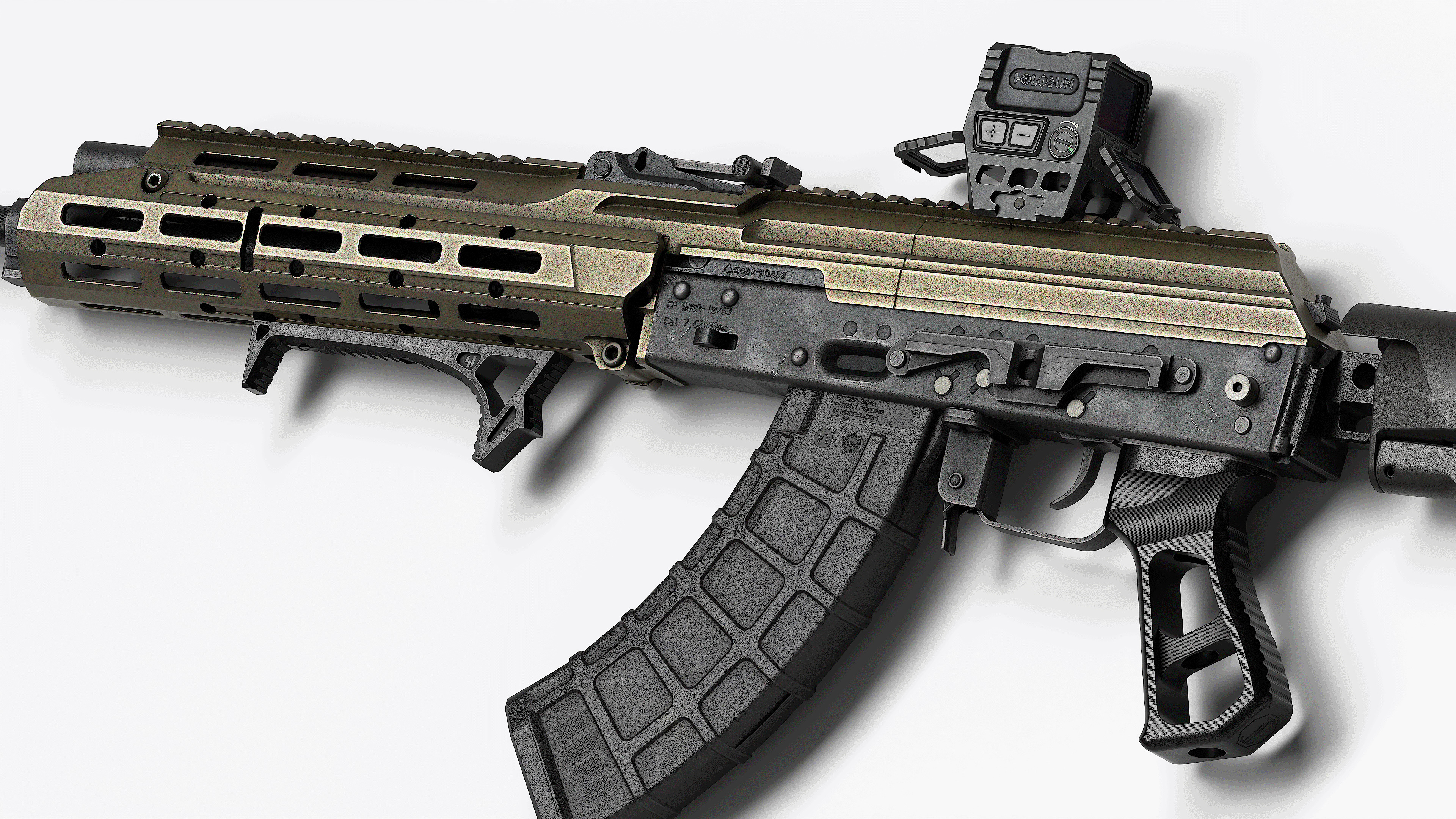 AK 103-104 Low-poly 3D model_11