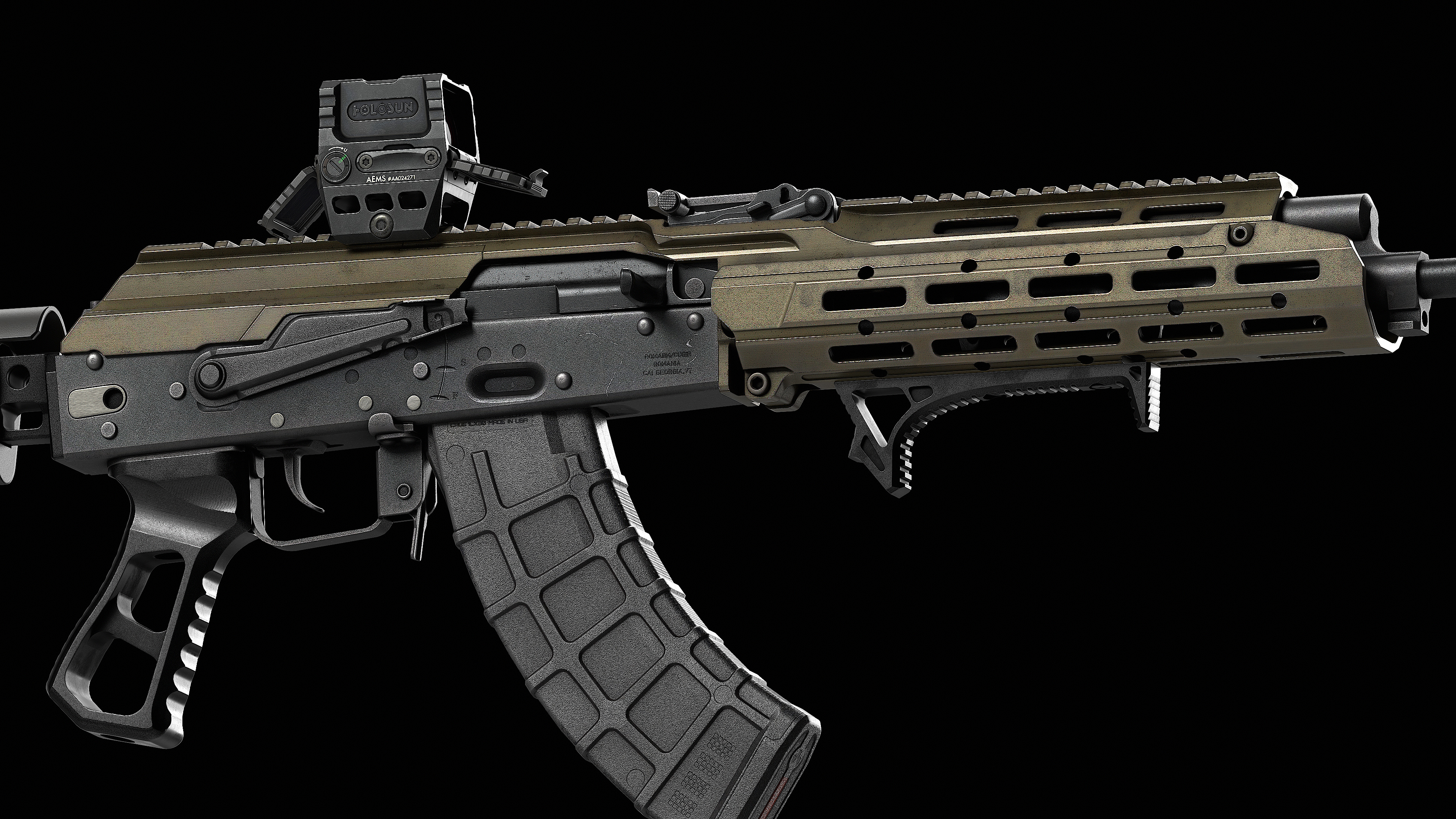 AK 103-104 Low-poly 3D model_75