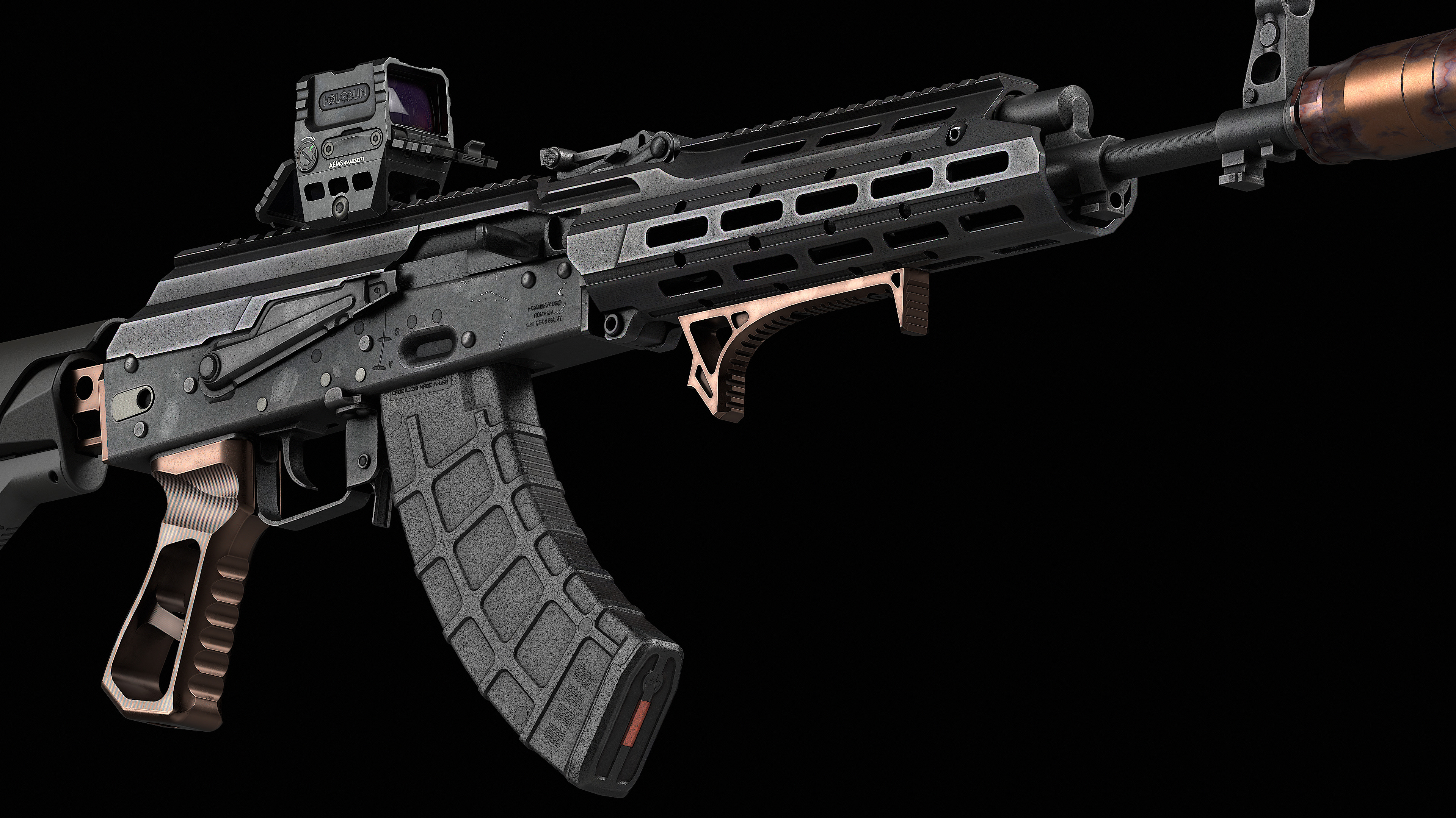 AK 103-104 Low-poly 3D model_52