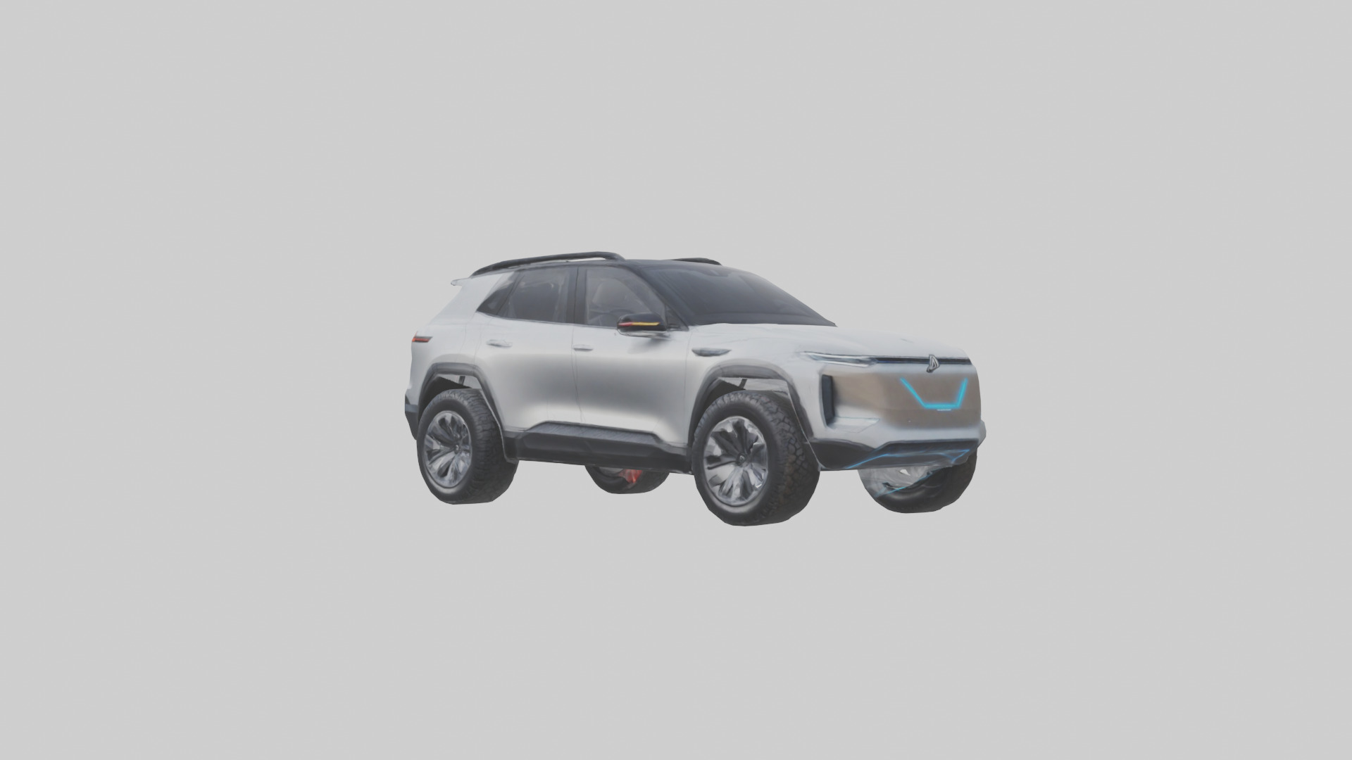 Electric Allterrain SUV model 3D model_11