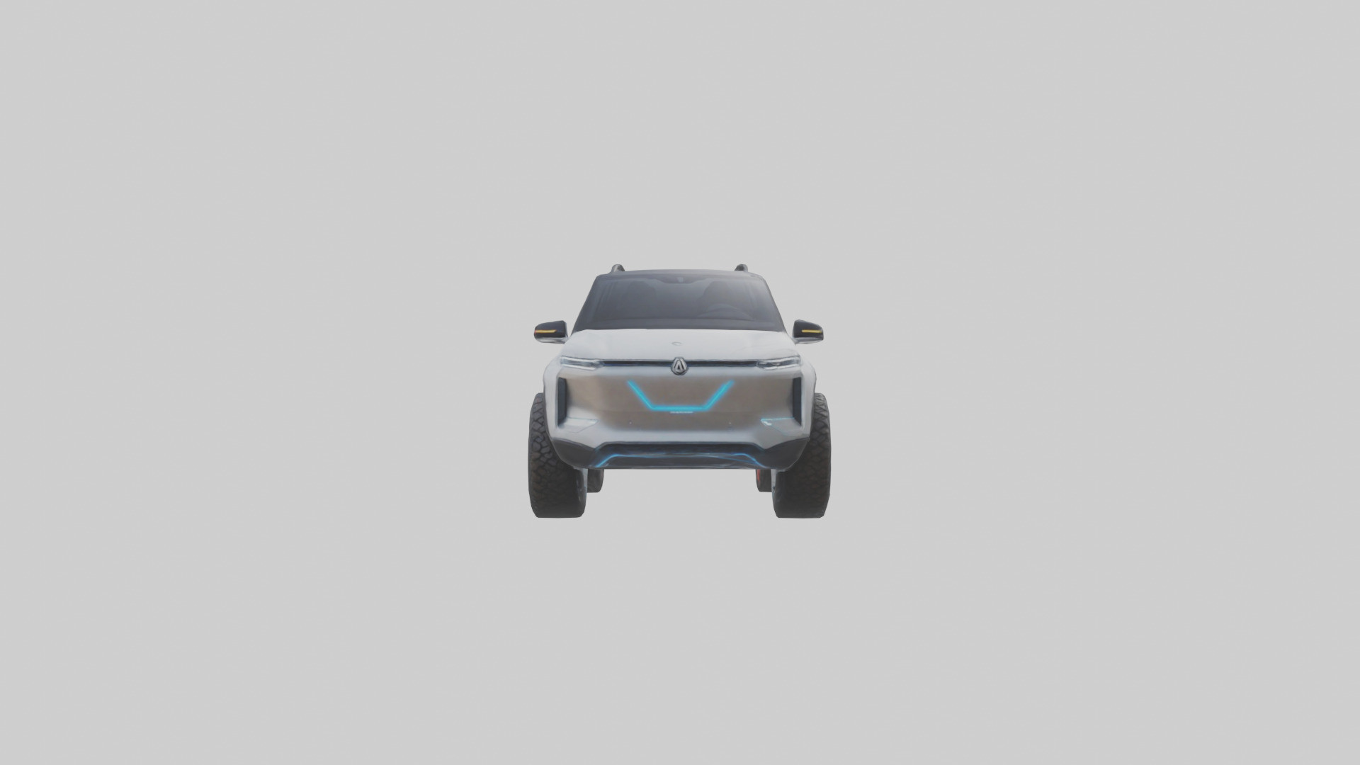 Electric Allterrain SUV model 3D model_9