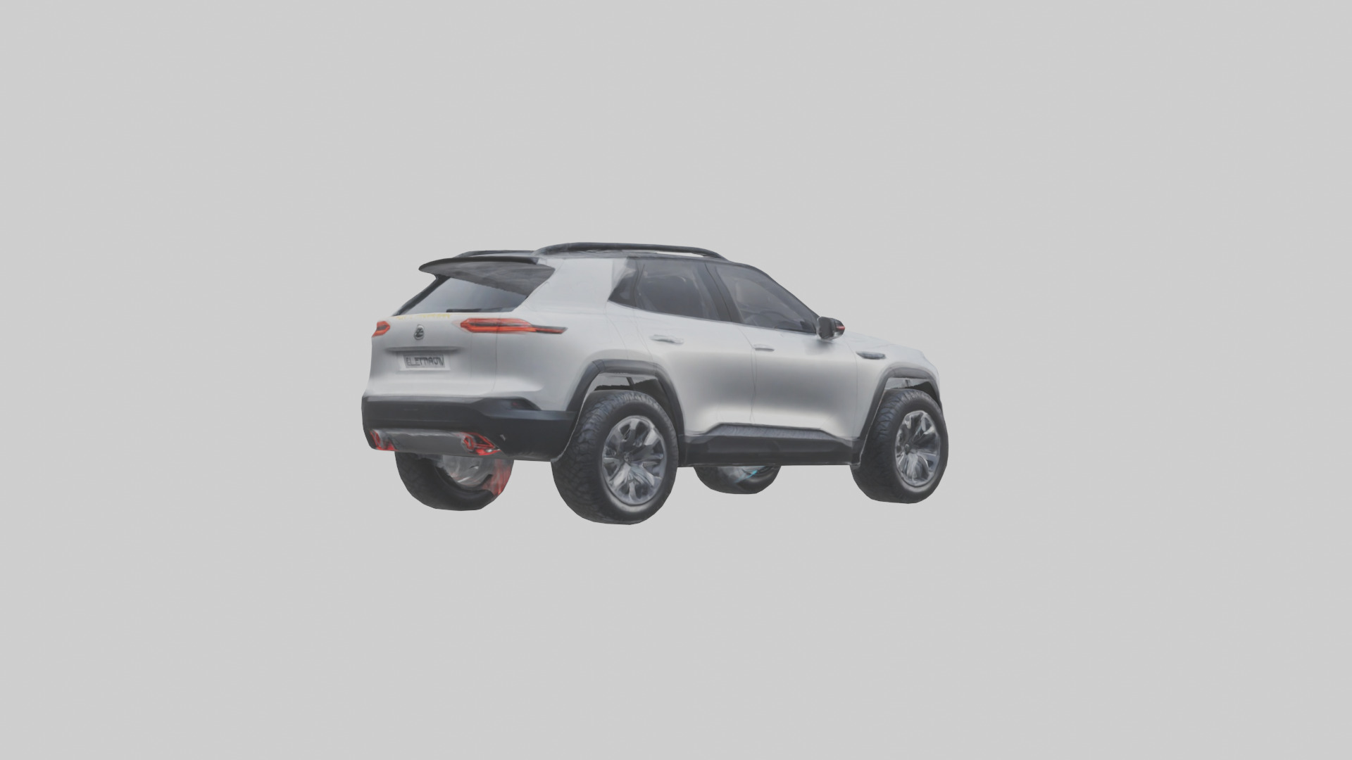 Electric Allterrain SUV model 3D model_2