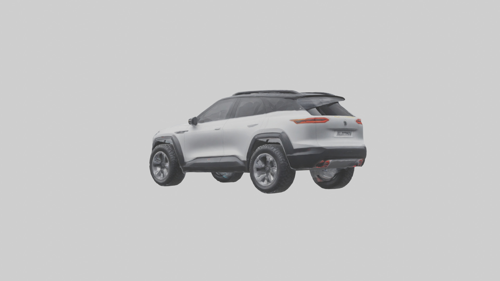 Electric Allterrain SUV model 3D model_1
