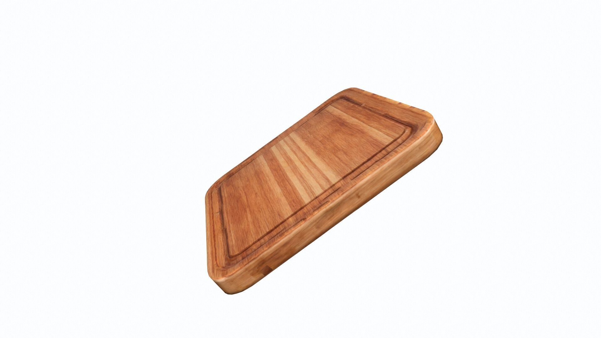 3d Model Handmade Wooden Cutting Board 3D model_5