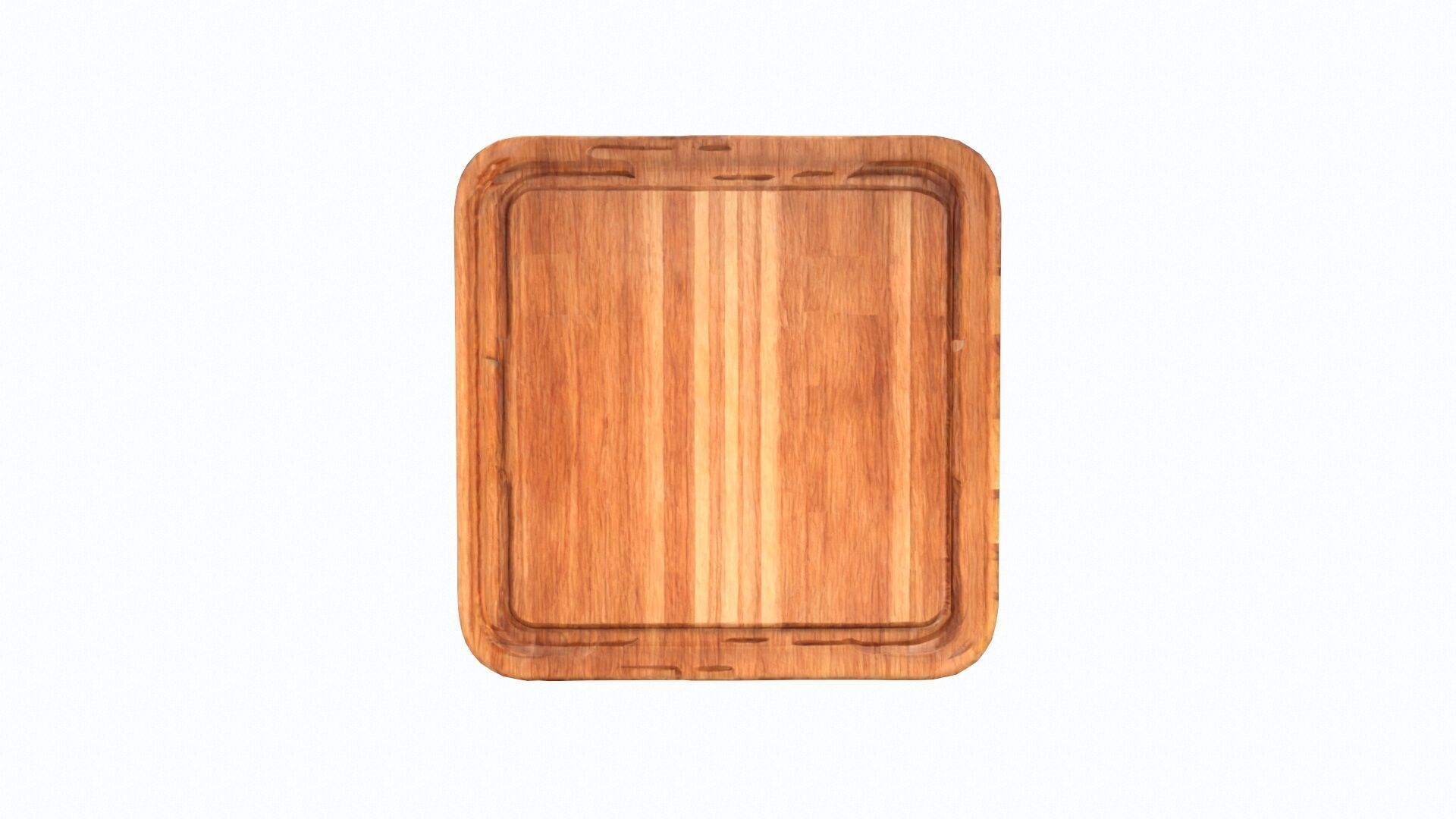 3d Model Handmade Wooden Cutting Board 3D model_2