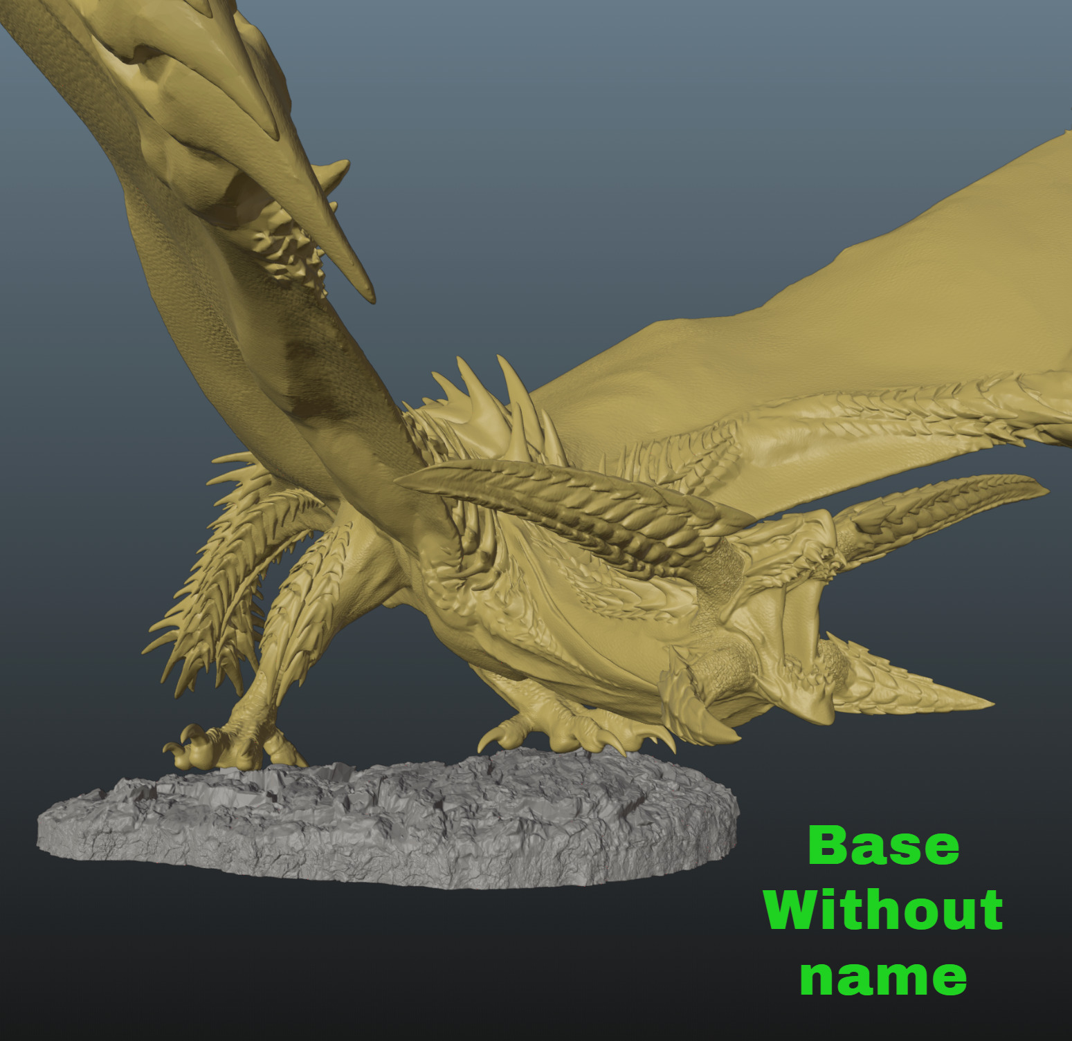 Monster Hunter Wilds Rey Dau V2 3D print model_6