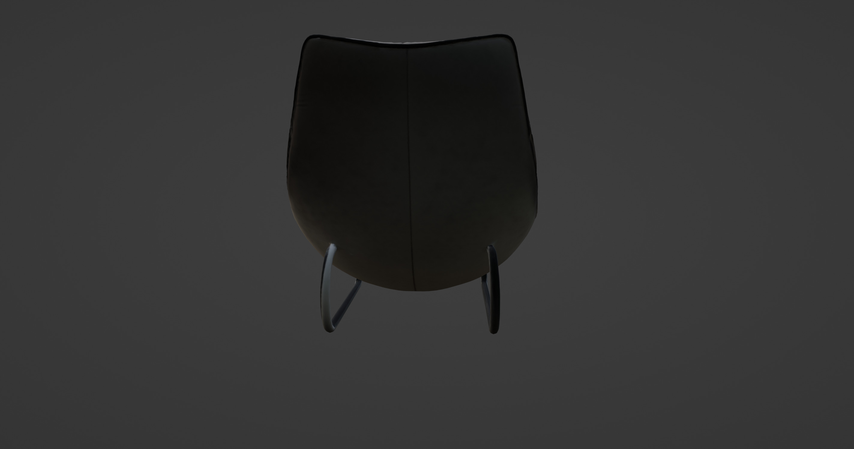 Modern Comfy Designer Chair 3D model_6