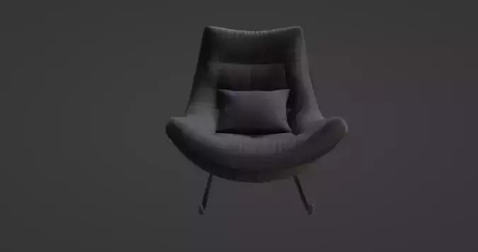 Modern Comfy Designer Chair   3D model