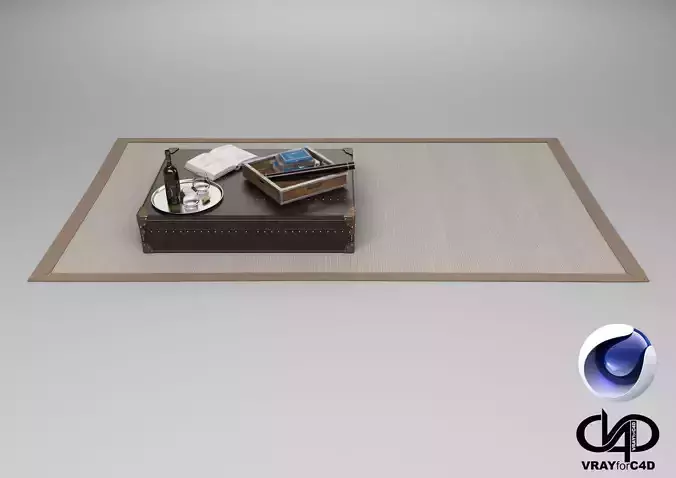 Carpet and Table - Vray6 - C4D
