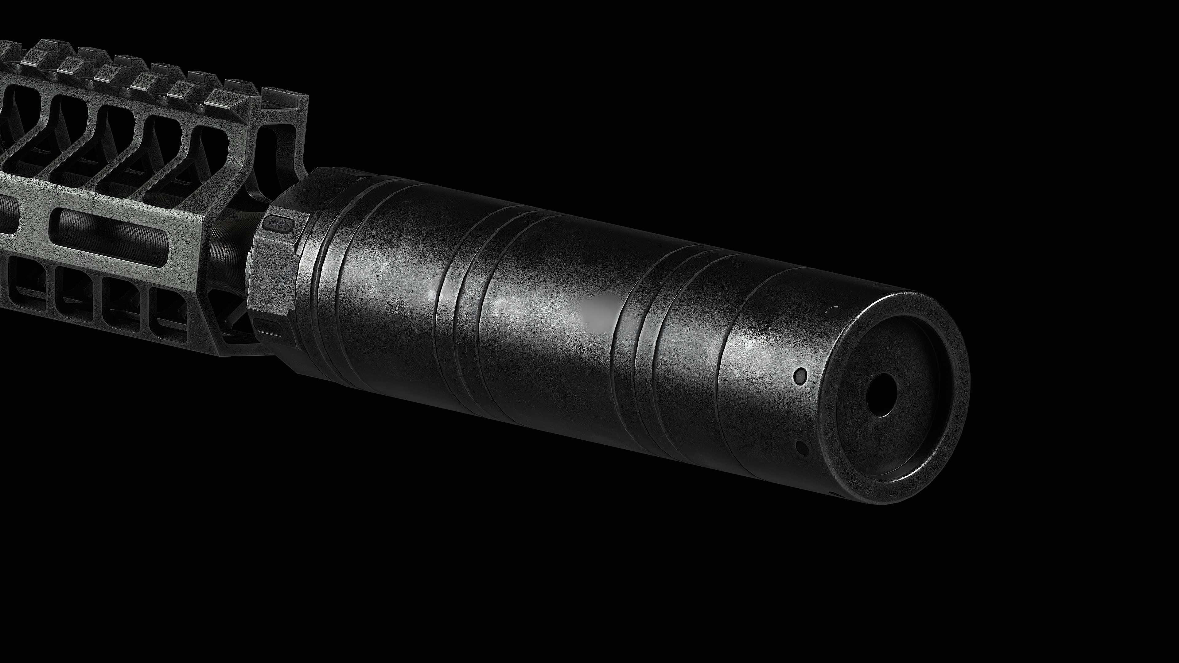 AR 15 SLR Low-poly 3D model_21