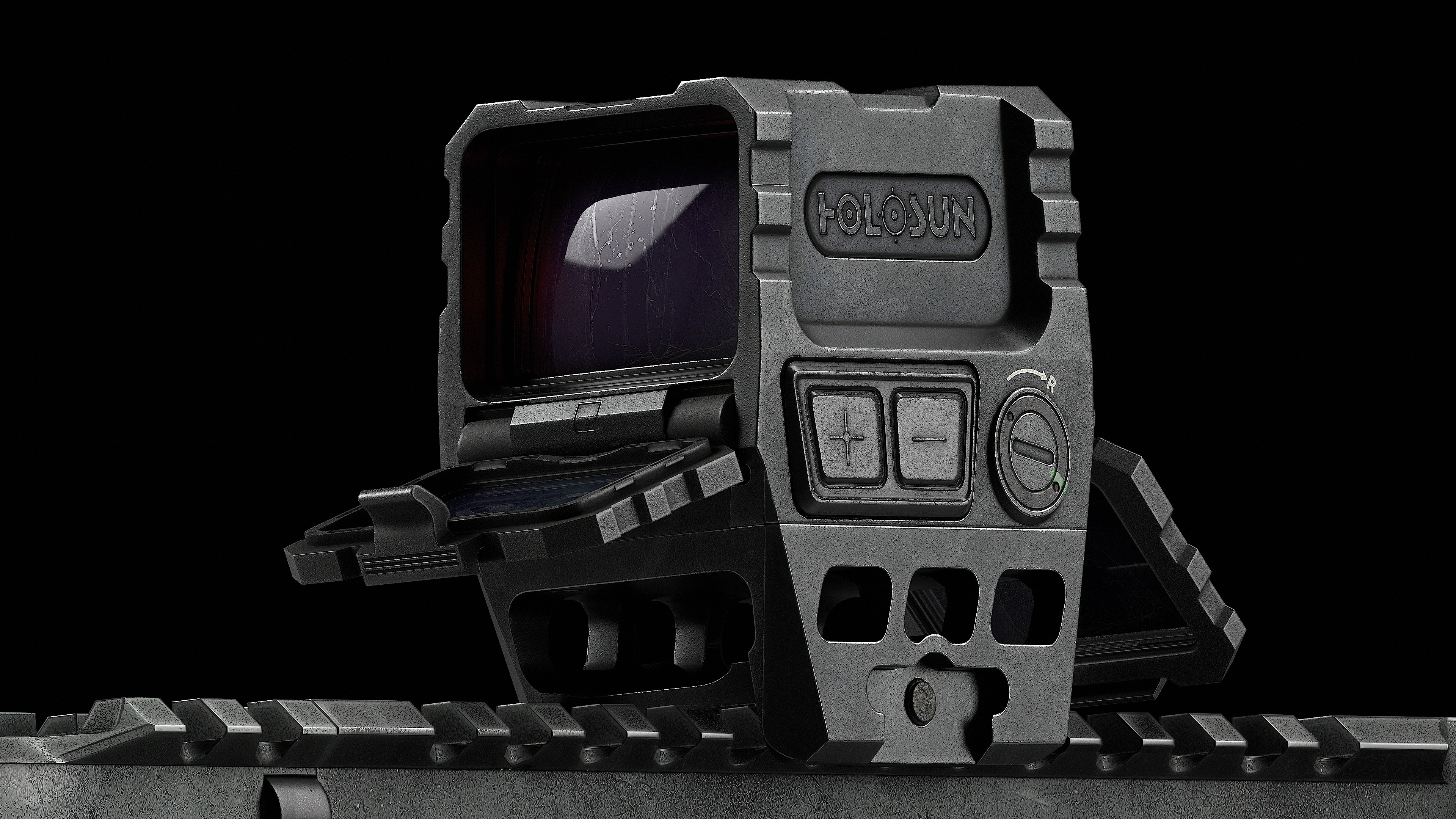 AR 15 SLR Low-poly 3D model_23