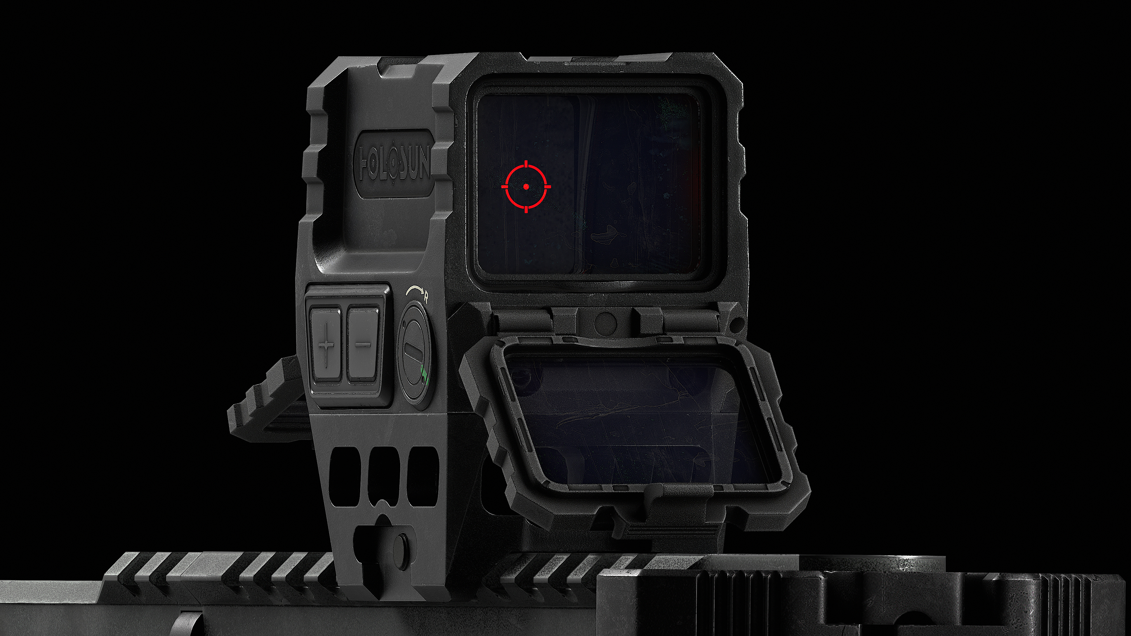 AR 15 SLR Low-poly 3D model_25