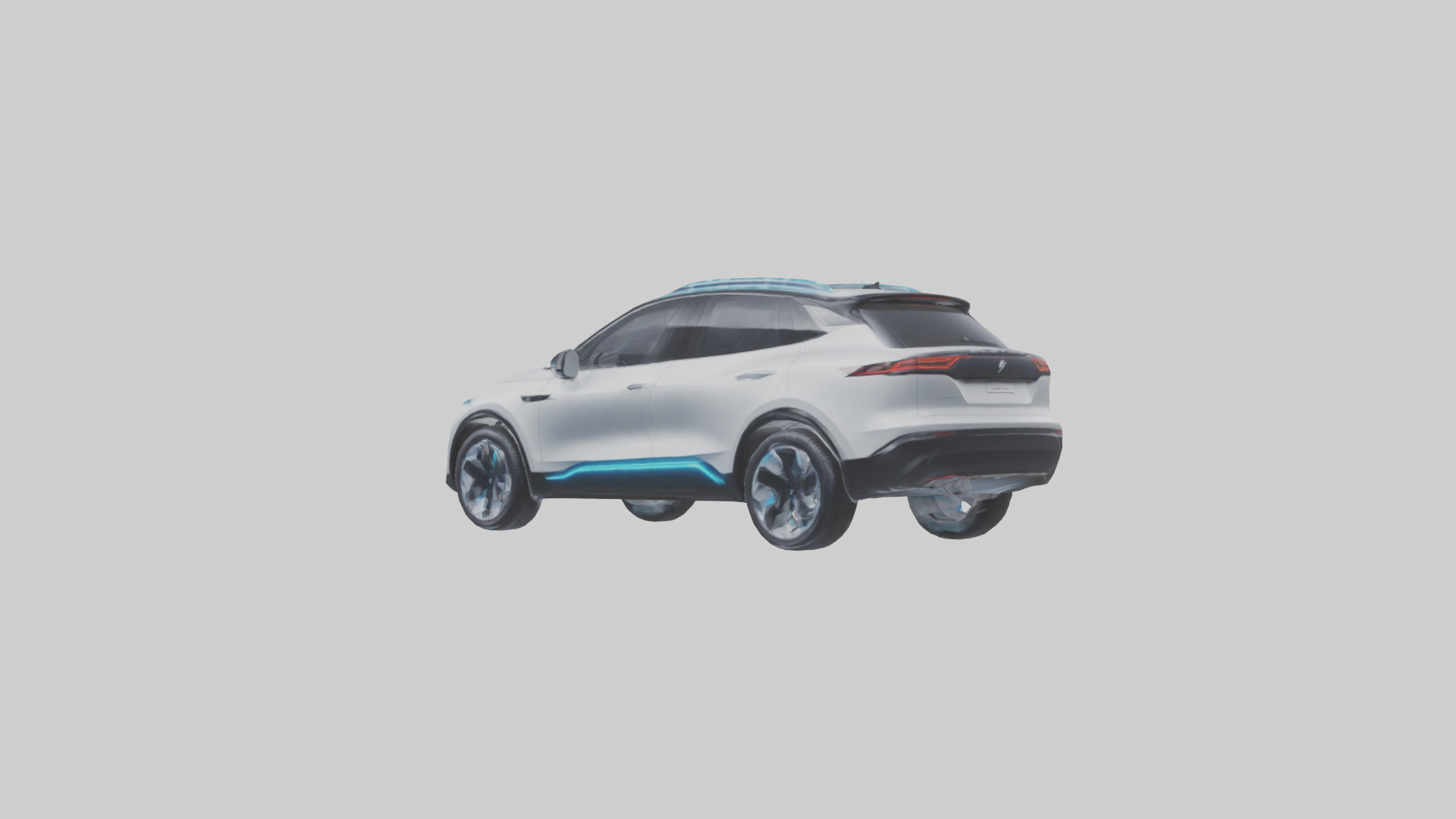 Electric SUV model 3D model_1