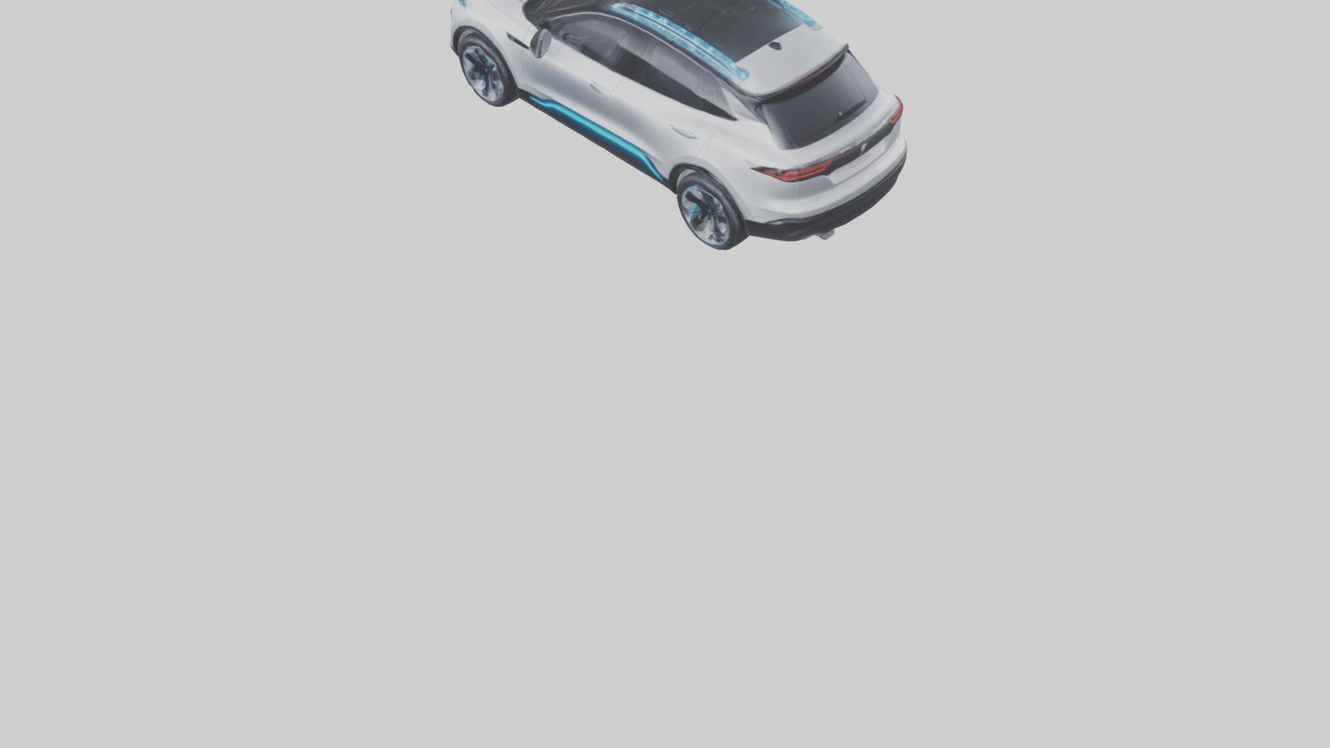 Electric SUV model 3D model_3