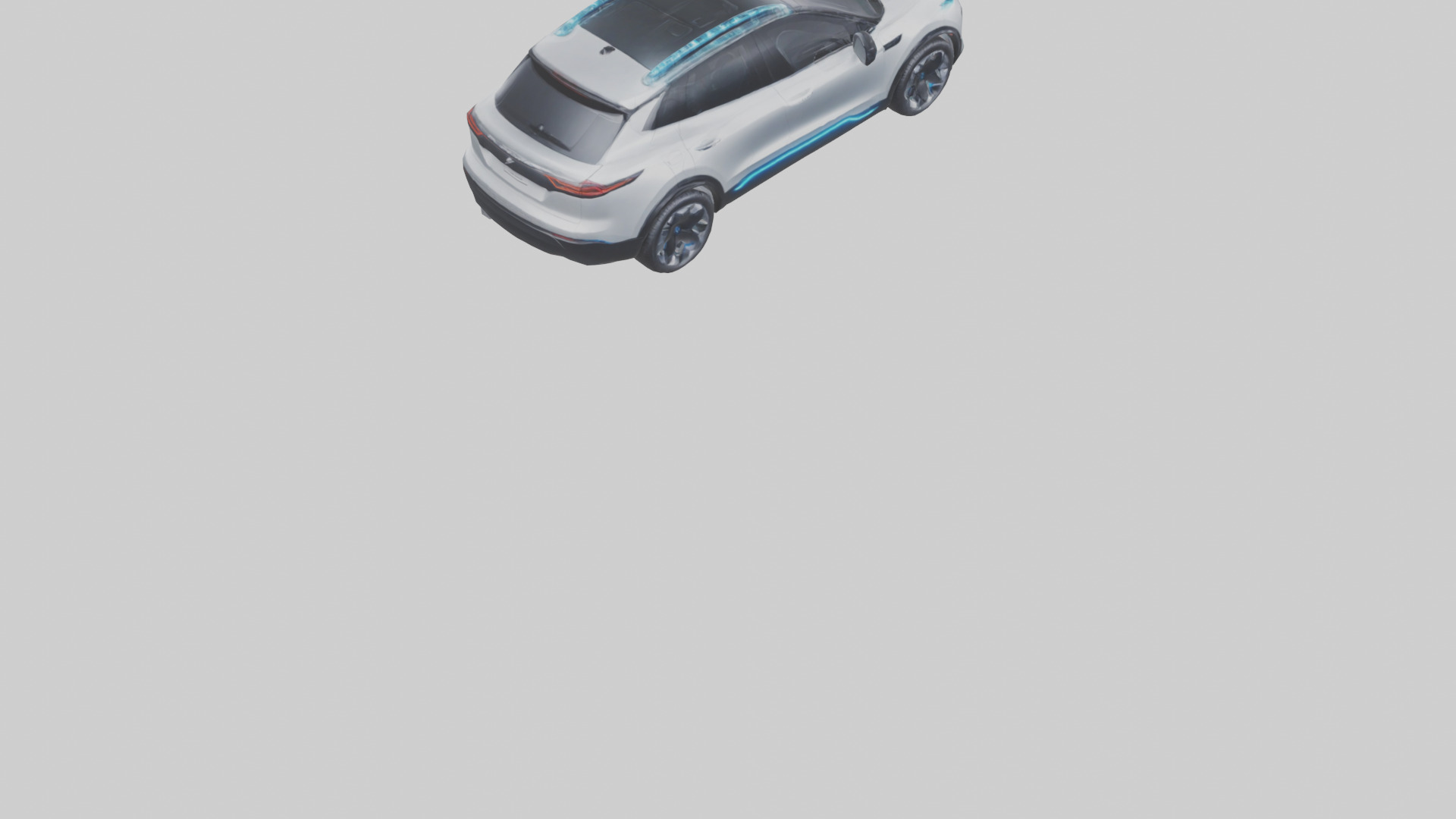 Electric SUV model 3D model_4