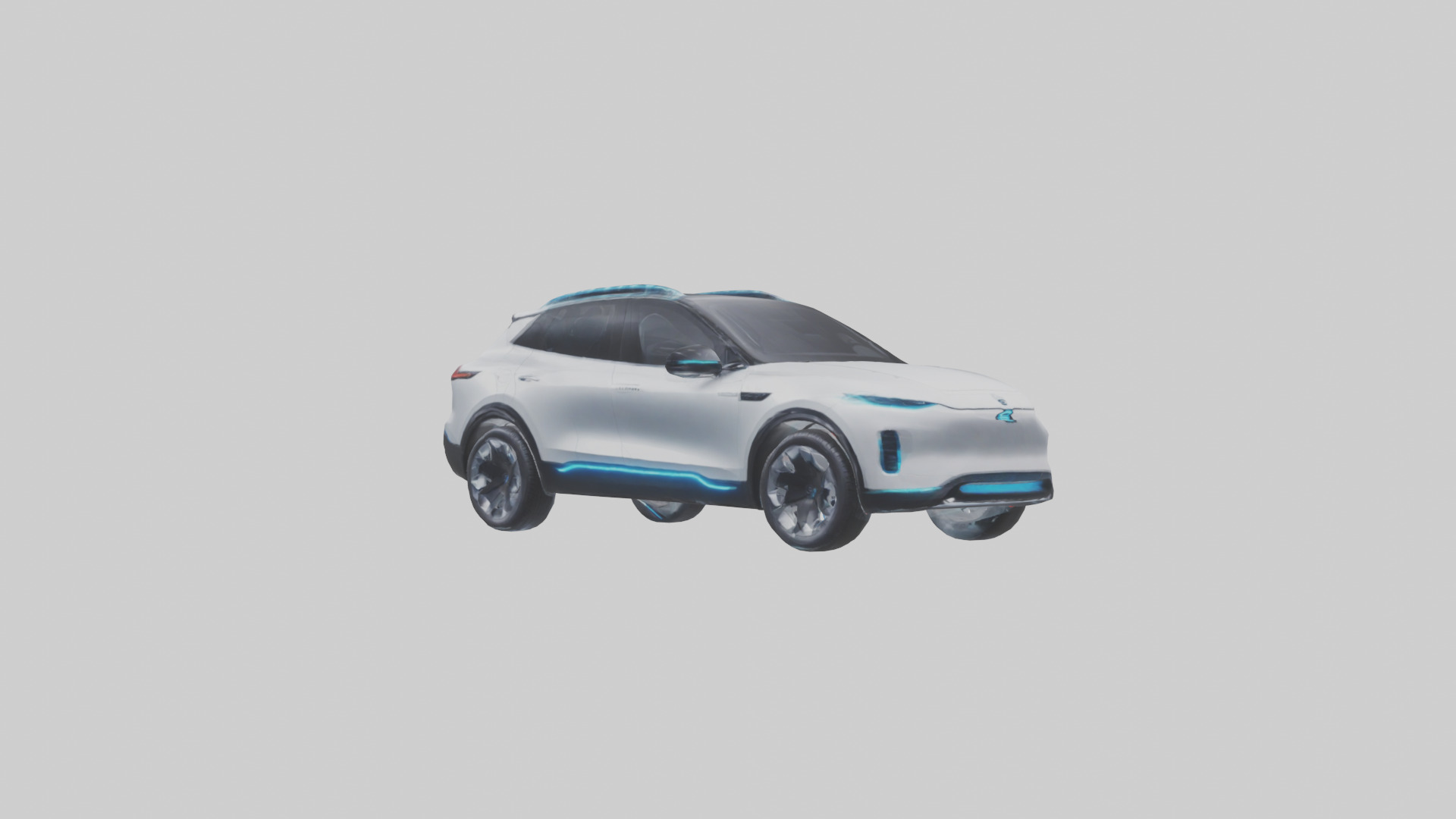 Electric SUV model 3D model_7