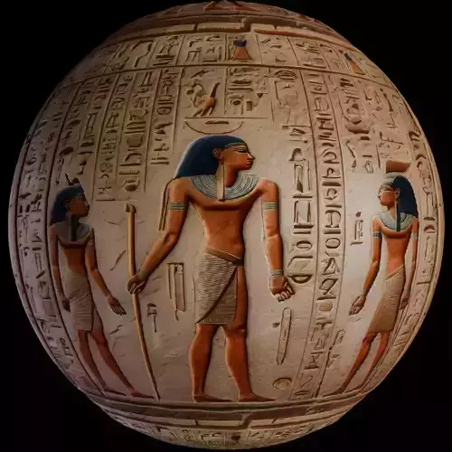 Ancient Egypt Hieroglyphs - VOL 3 - 10 PBR